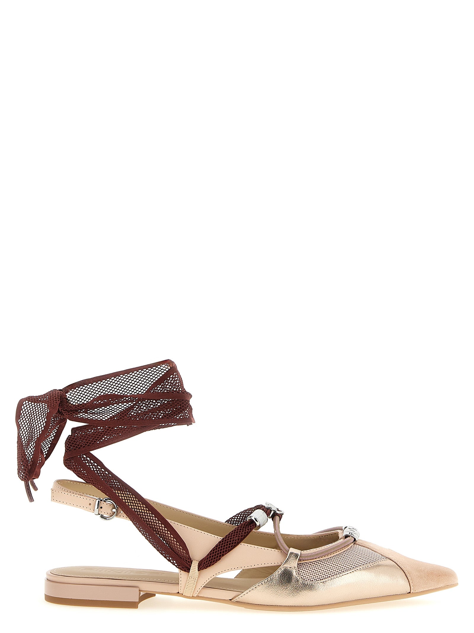 PINKO Multicolor Leather Ballet Women's Flats
