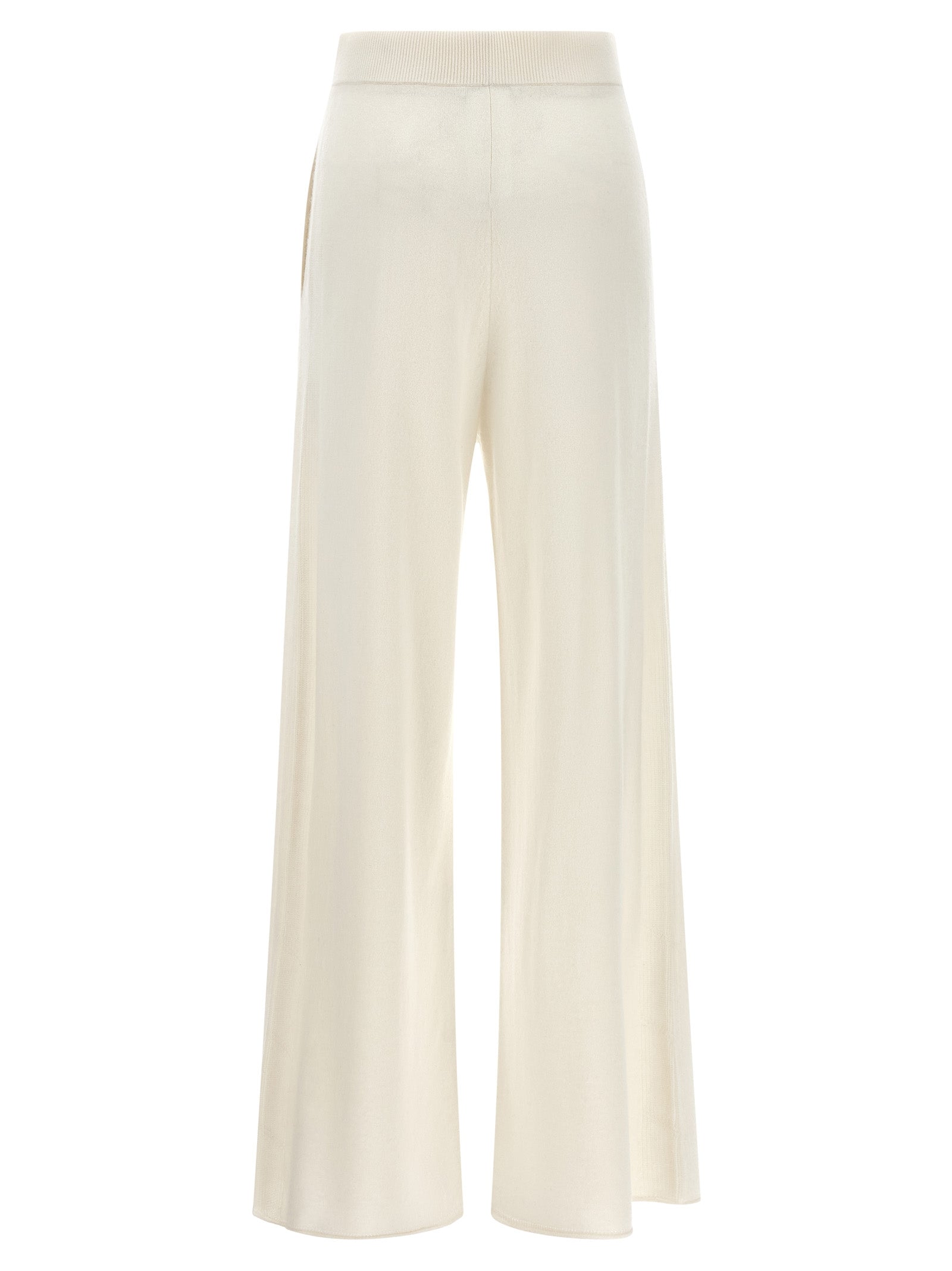 Max Mara White Cashmere Casual Women's Pants