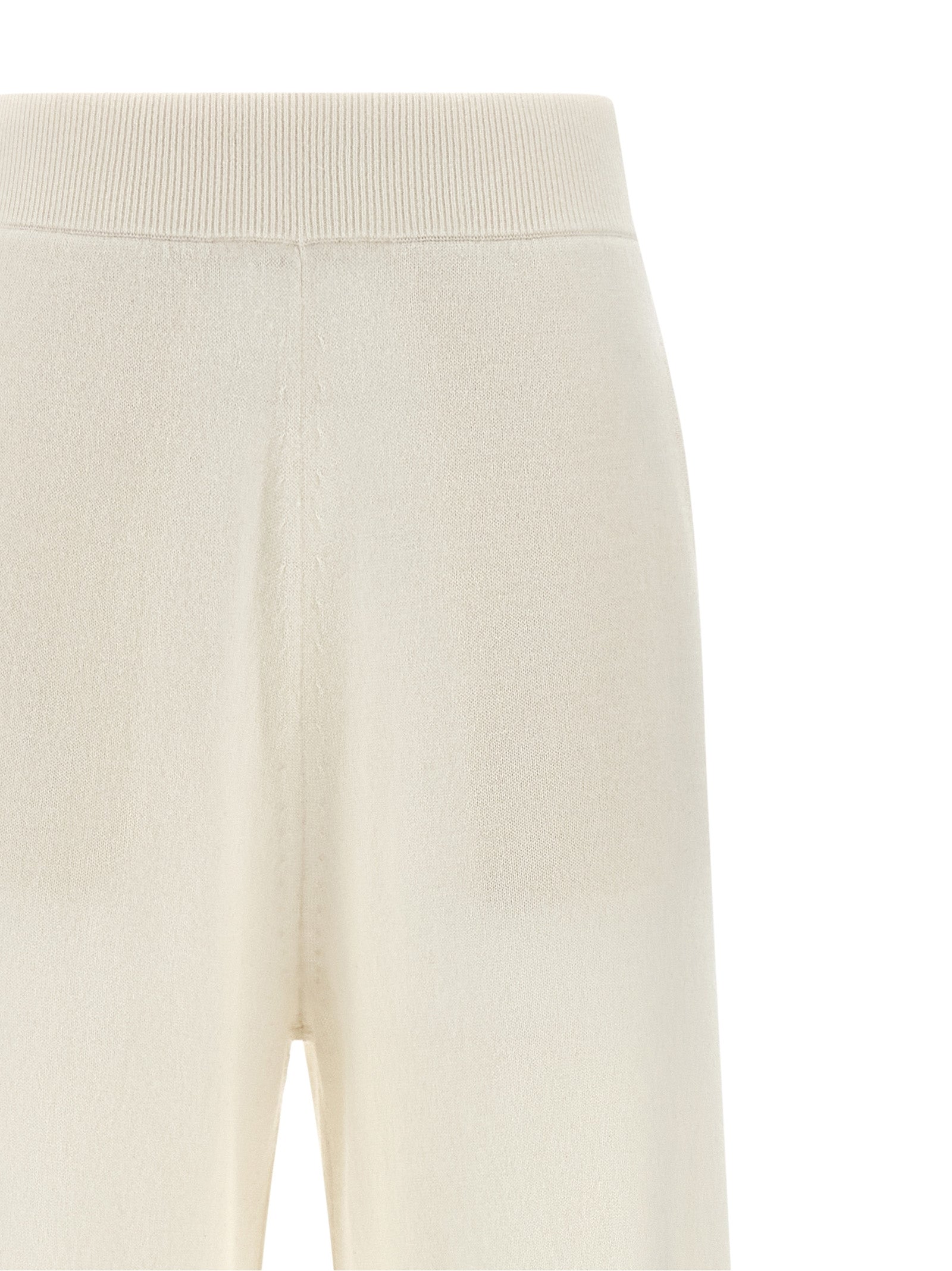 Max Mara White Cashmere Casual Women's Pants