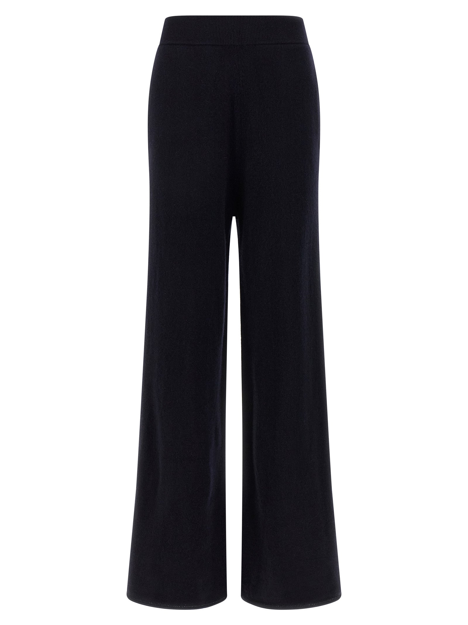 Max Mara Blue Cashmere Casual Women's Pants