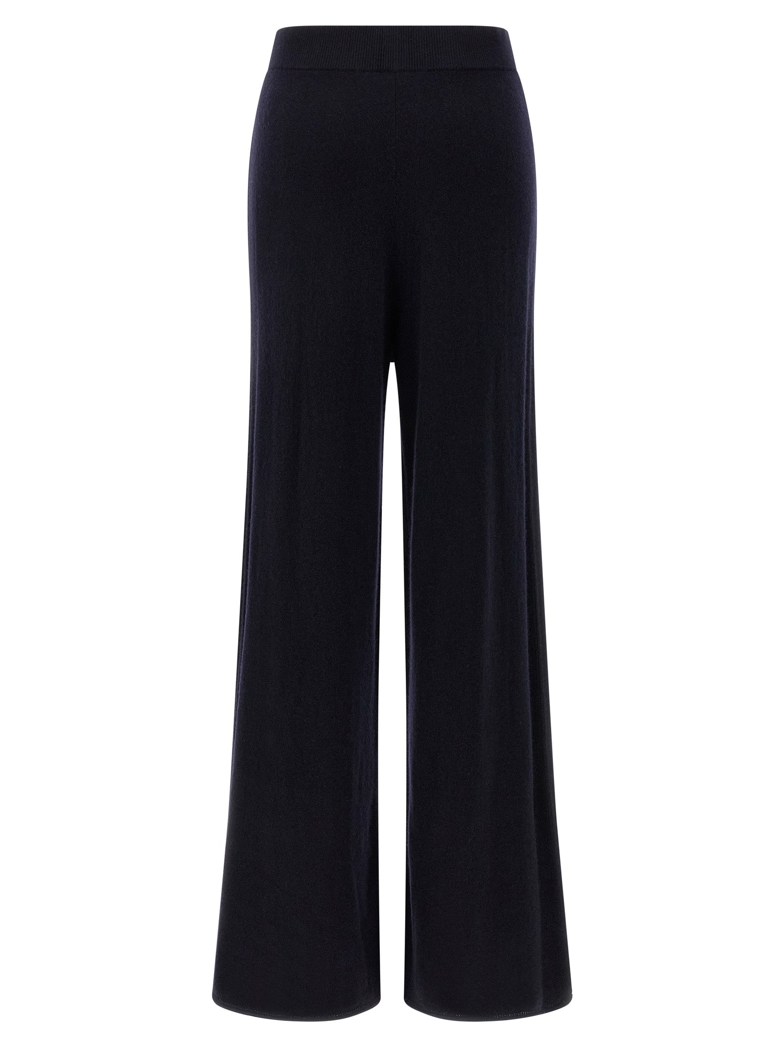 Max Mara Blue Cashmere Casual Women's Pants