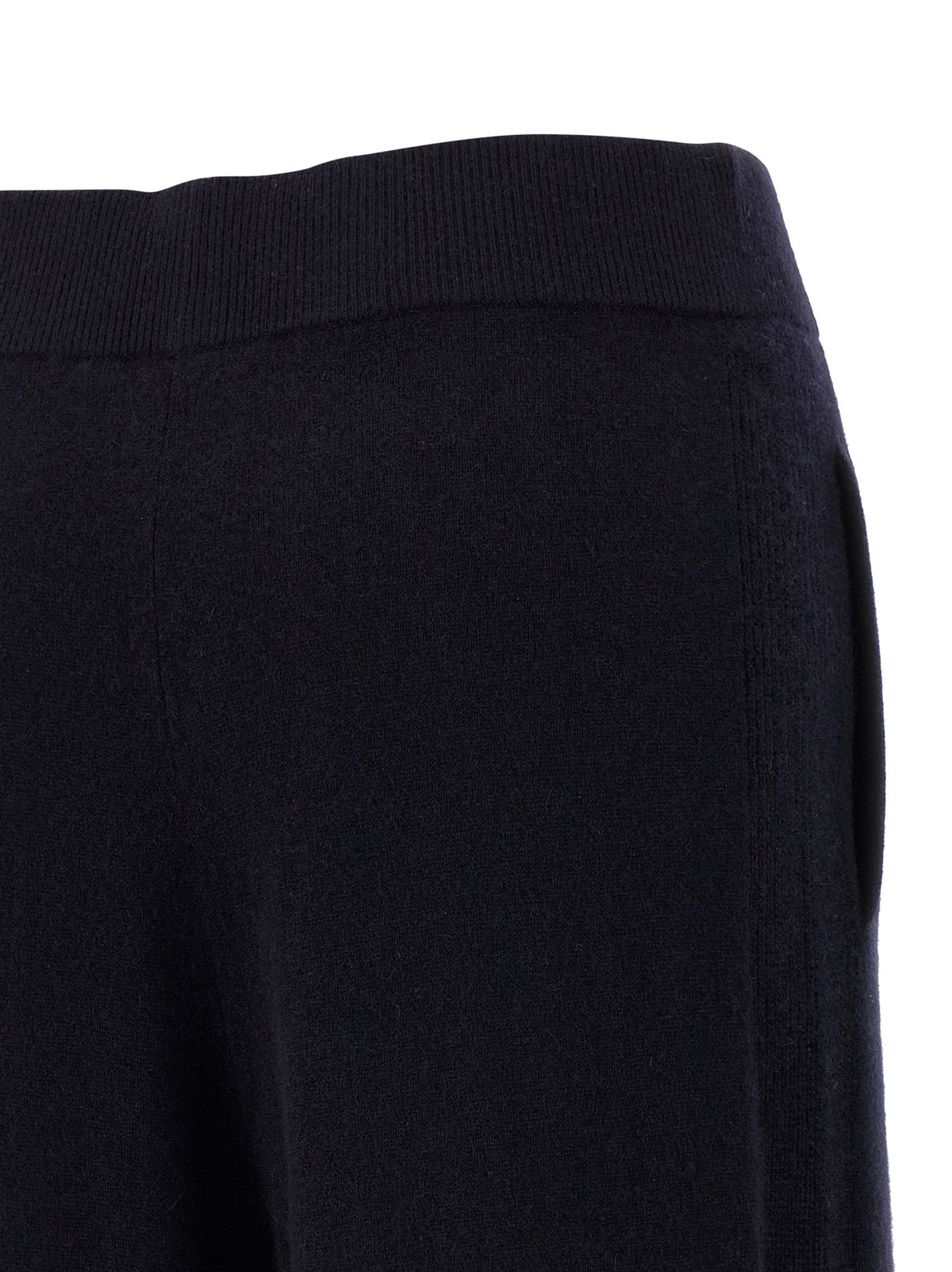 Max Mara Blue Cashmere Casual Women's Pants