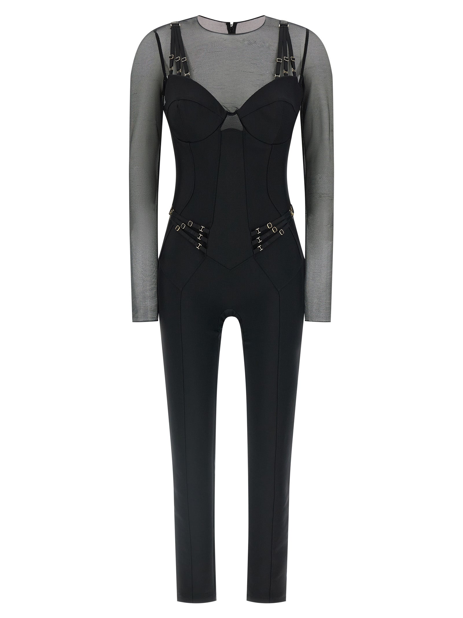 Elisabetta Franchi Black Polyamide Women's Jumpsuit
