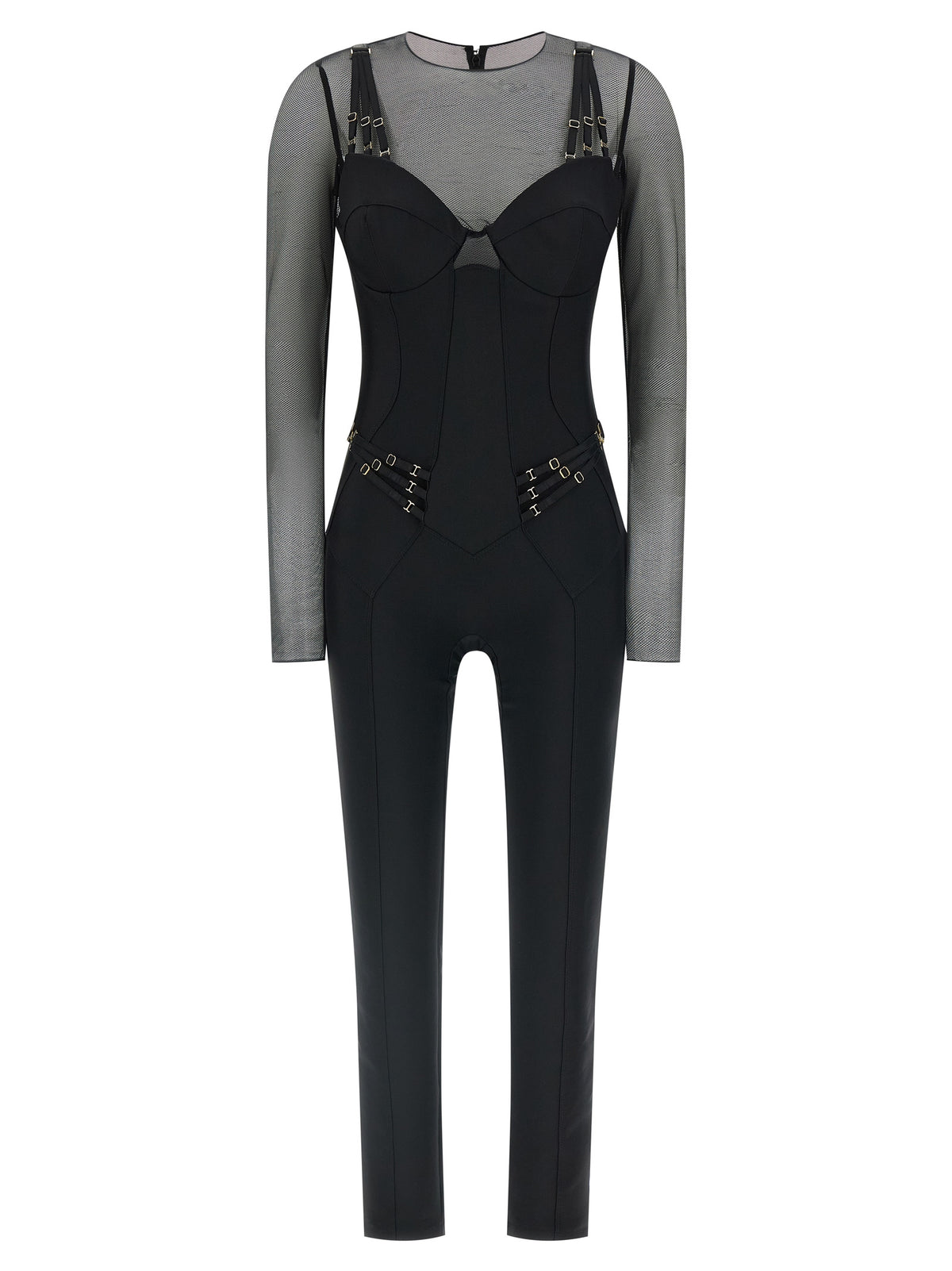 Elisabetta Franchi Black Polyamide Women's Jumpsuit
