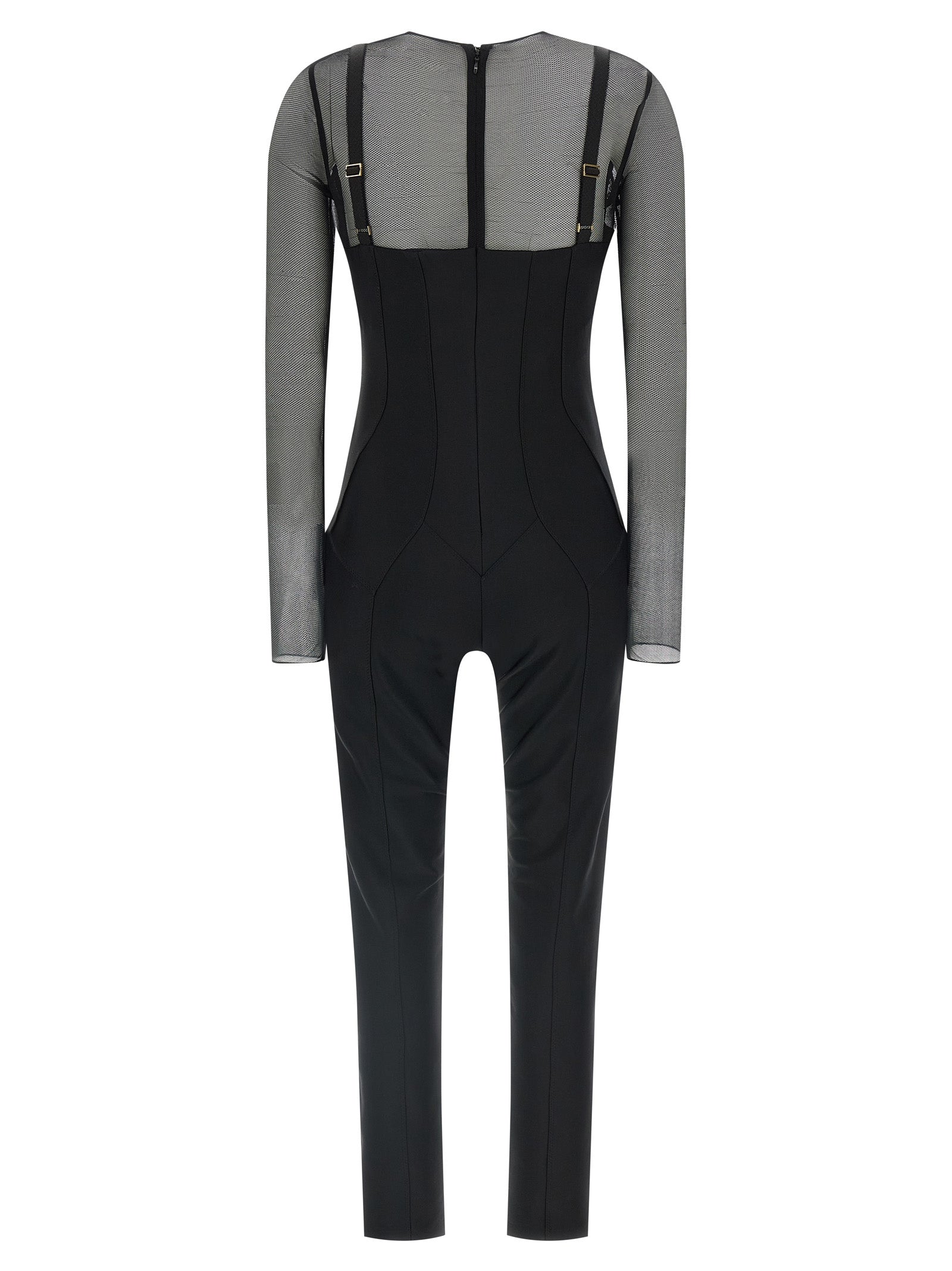 Elisabetta Franchi Black Polyamide Women's Jumpsuit