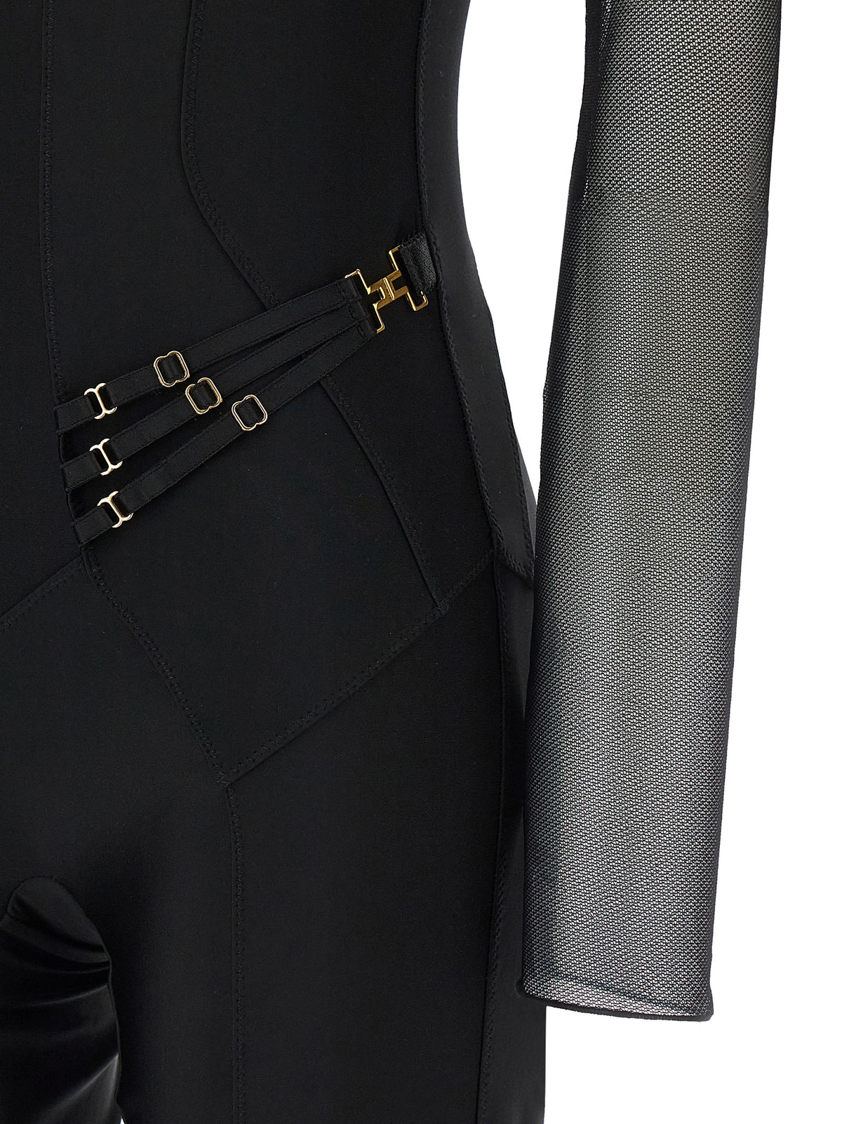 Elisabetta Franchi Black Polyamide Women's Jumpsuit