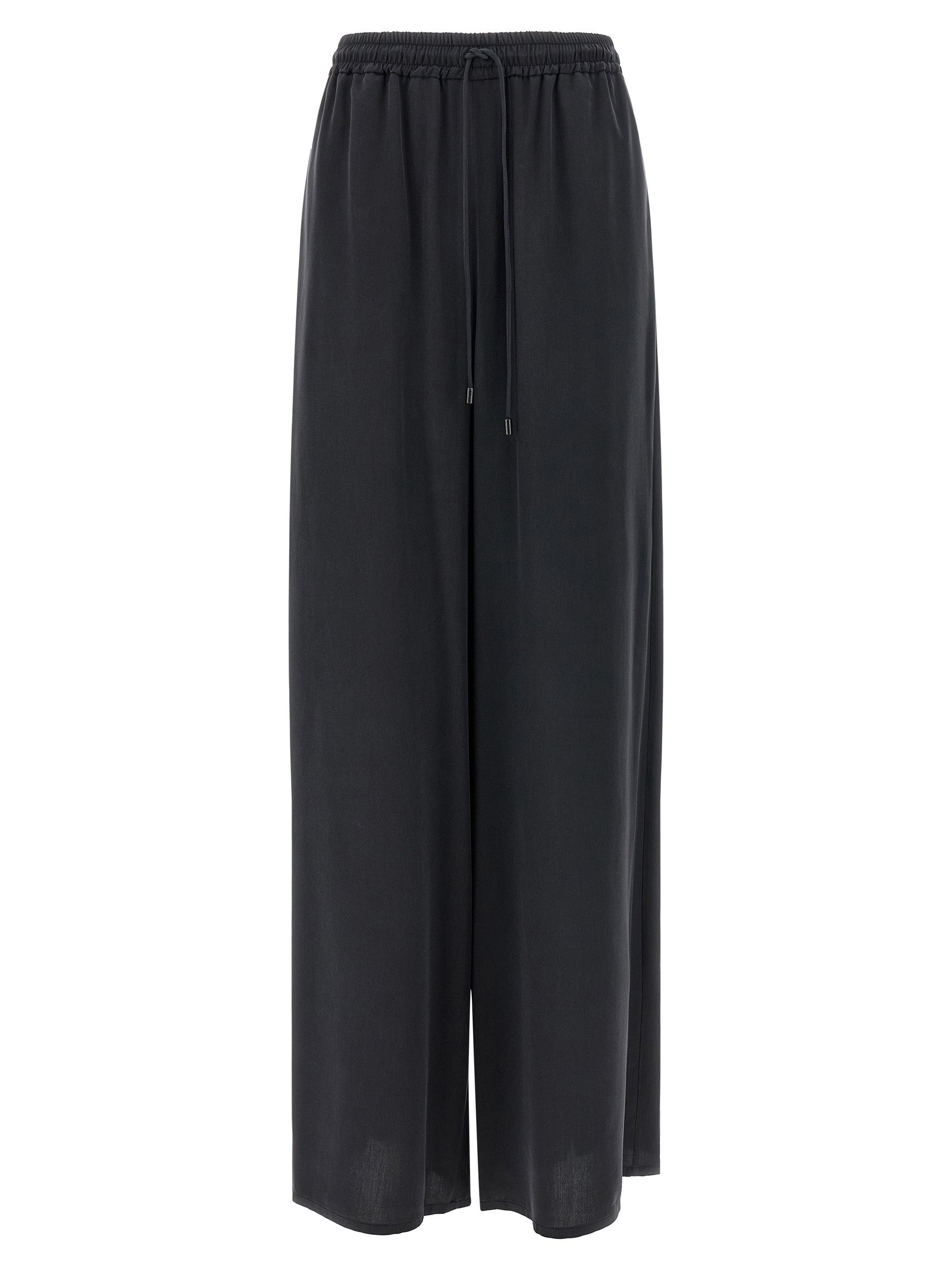 Max Mara Blue Silk Casual Women's Pants
