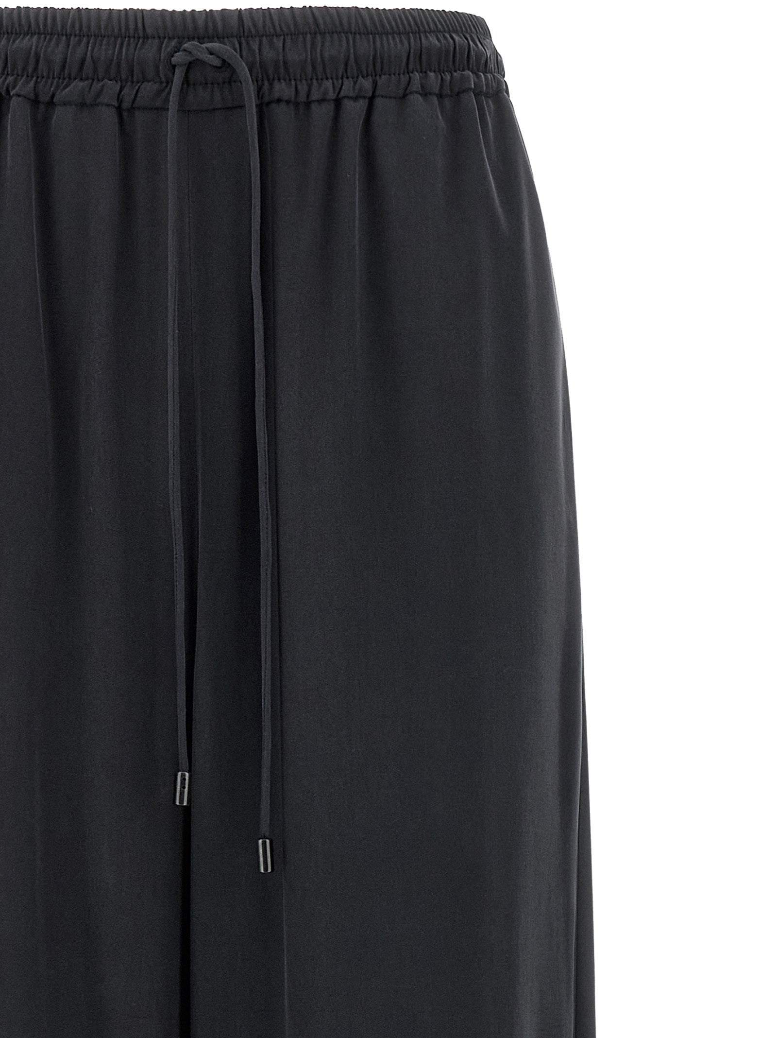 Max Mara Blue Silk Casual Women's Pants