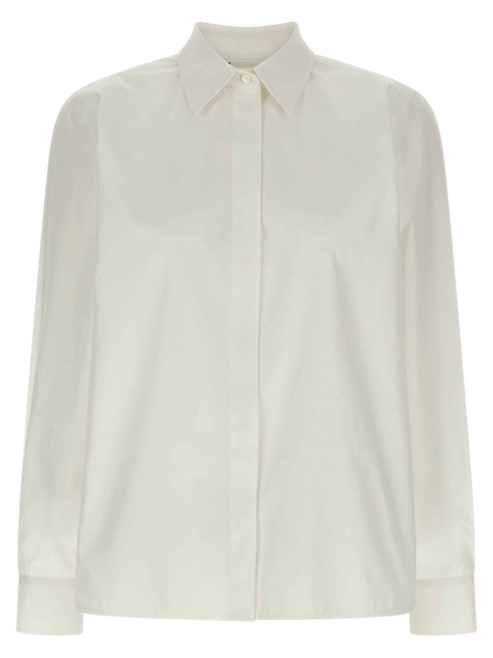 Max Mara White Cotton Women's Blouse