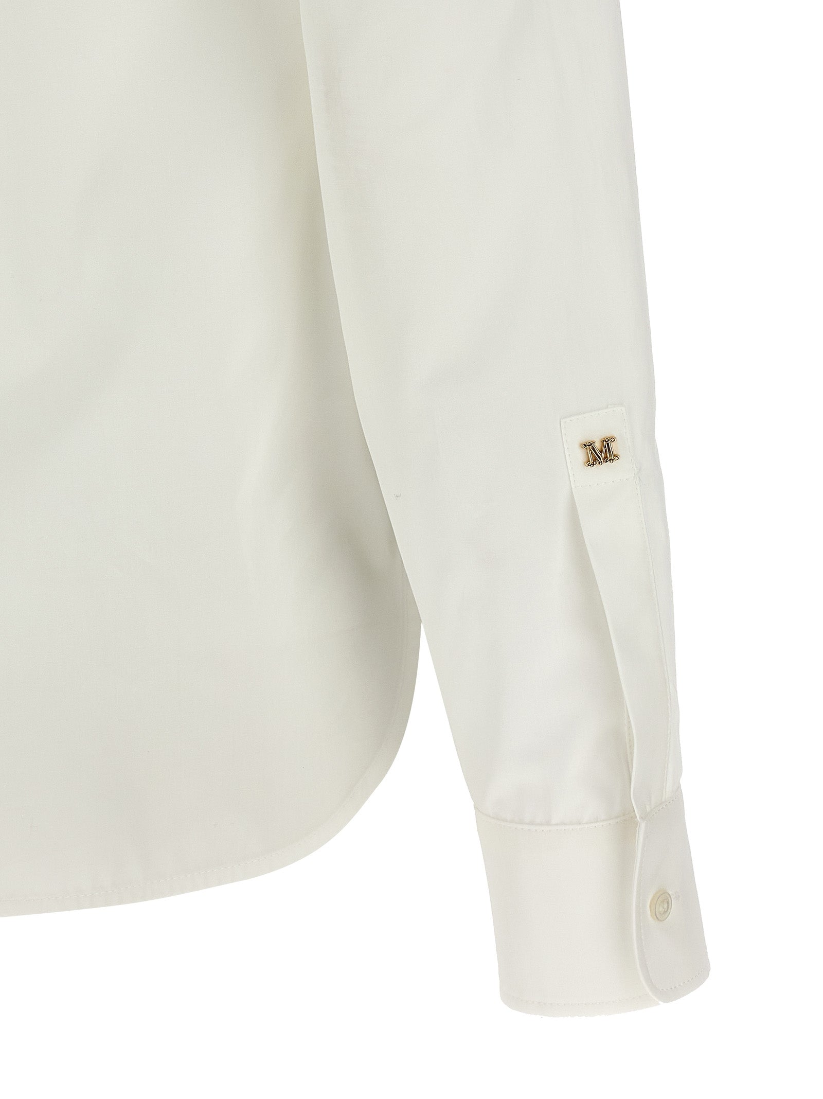 Max Mara White Cotton Women's Blouse