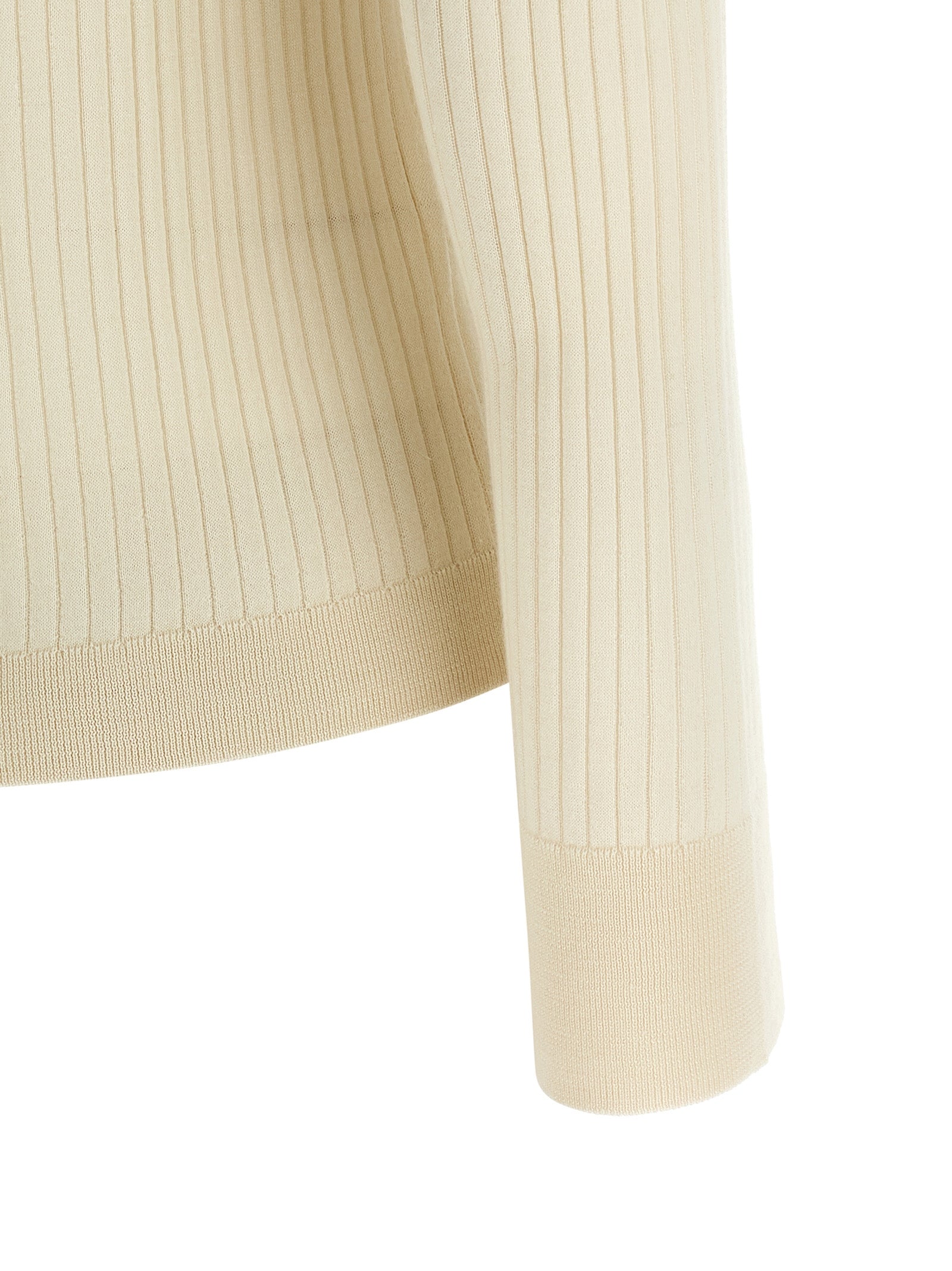 Max Mara White Cashmere Polo Women's Shirt