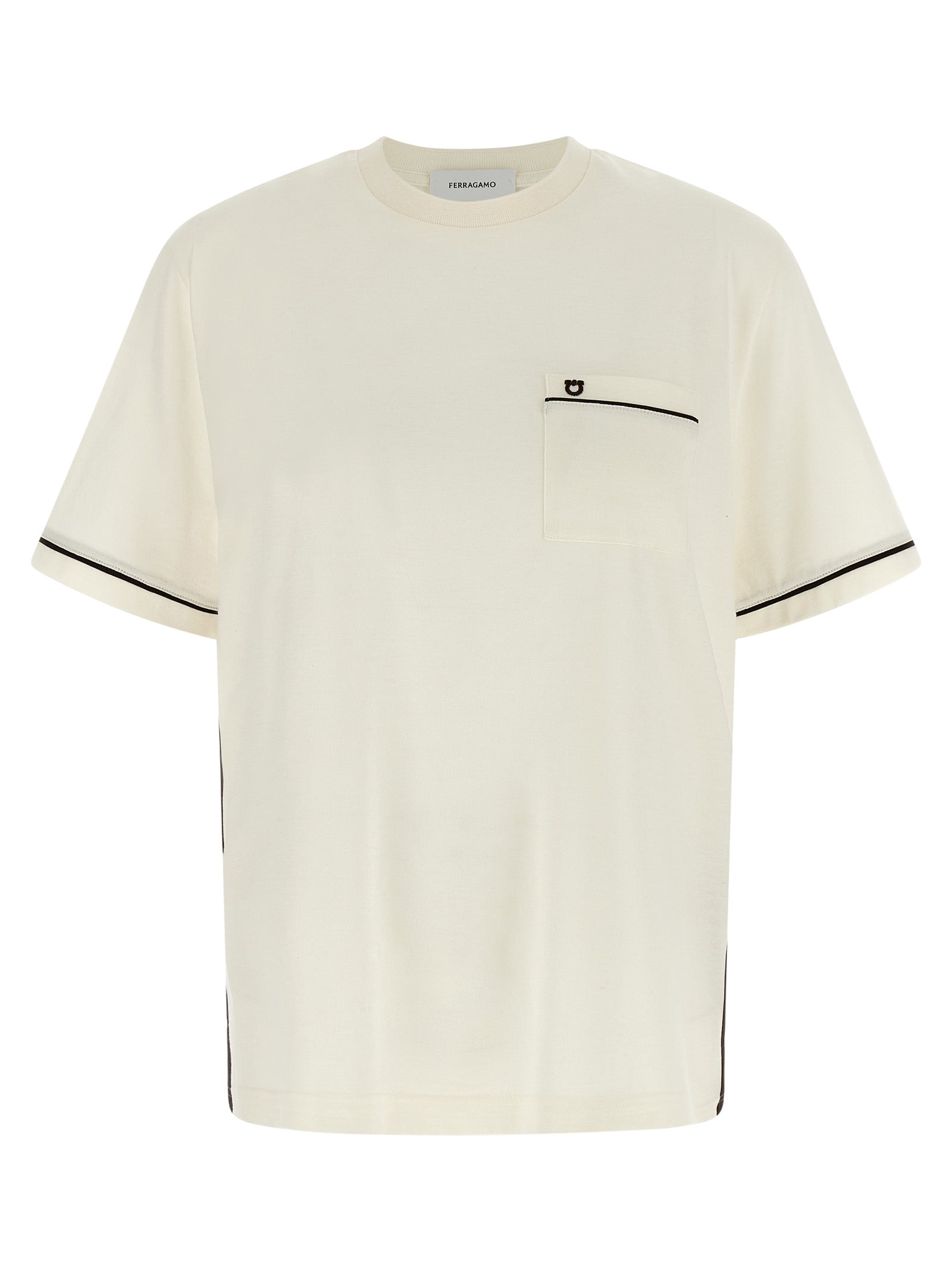 Ferragamo Beige Cotton Women's T-Shirt