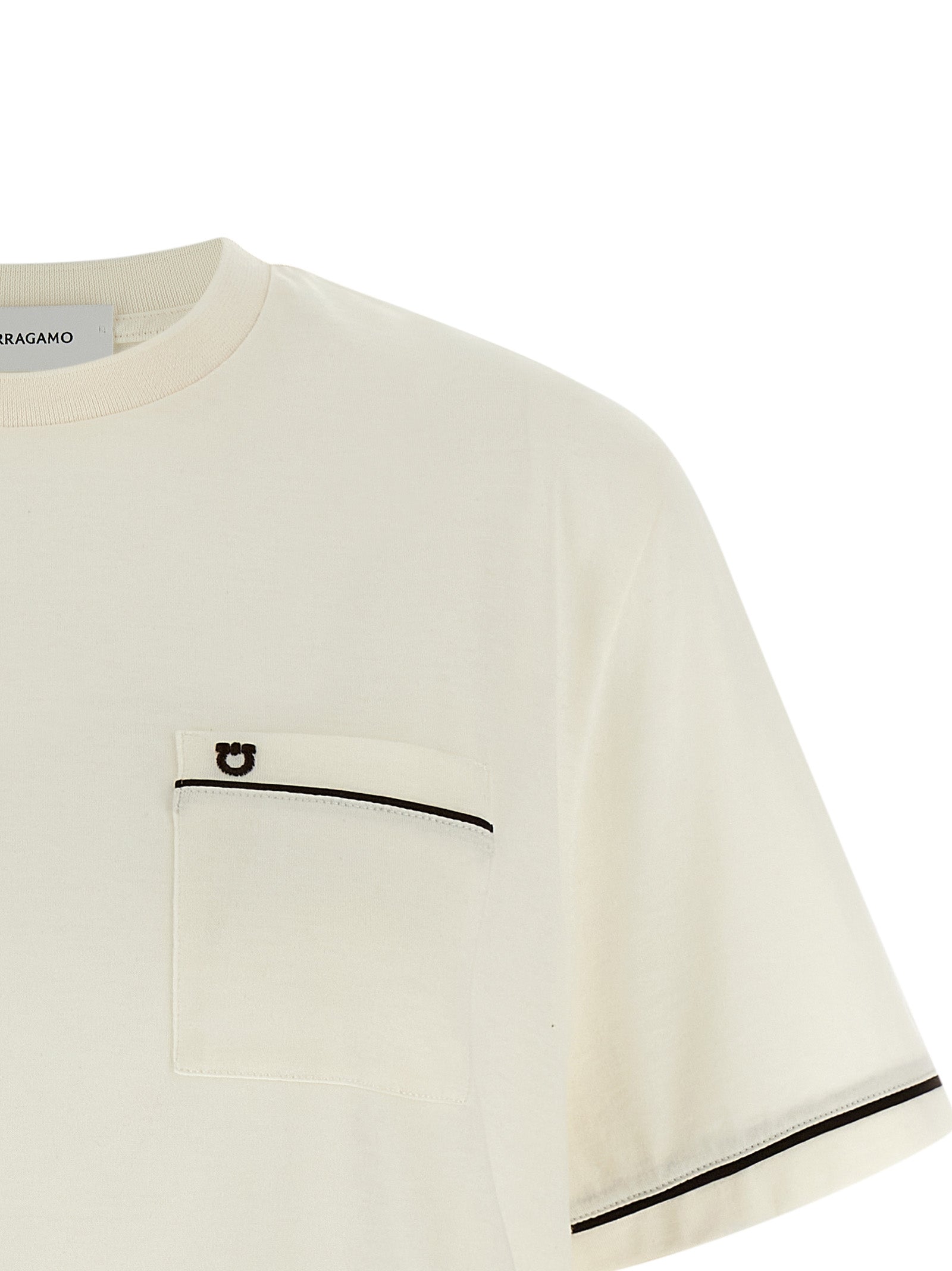 Ferragamo Beige Cotton Women's T-Shirt