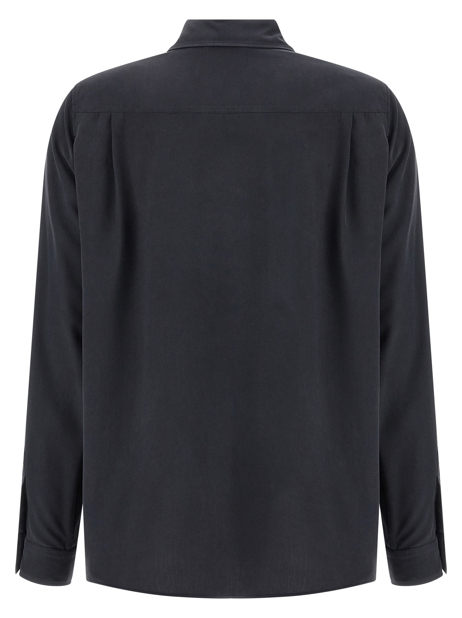 Max Mara Gray Silk Women's Blouse