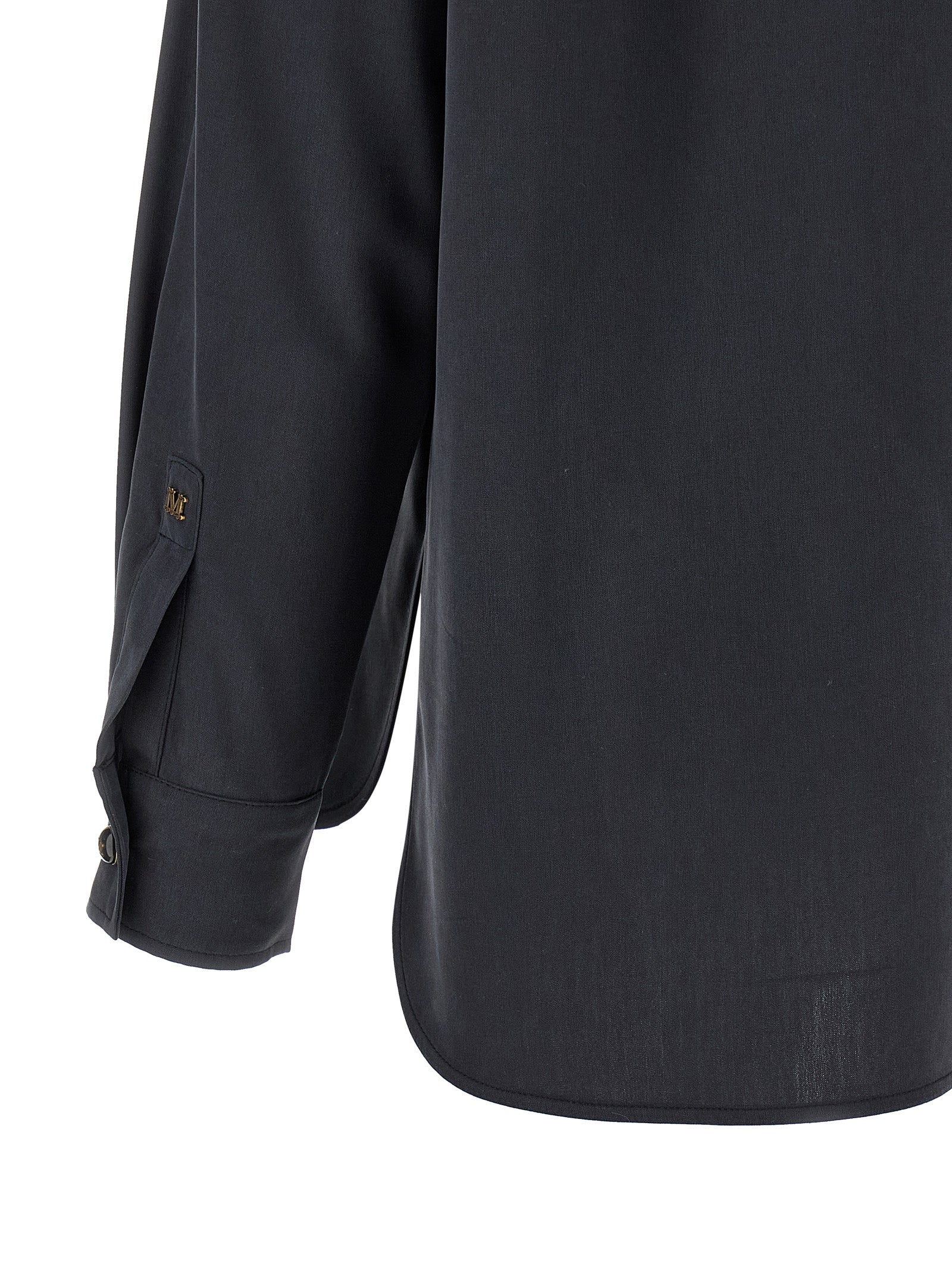 Max Mara Gray Silk Women's Blouse