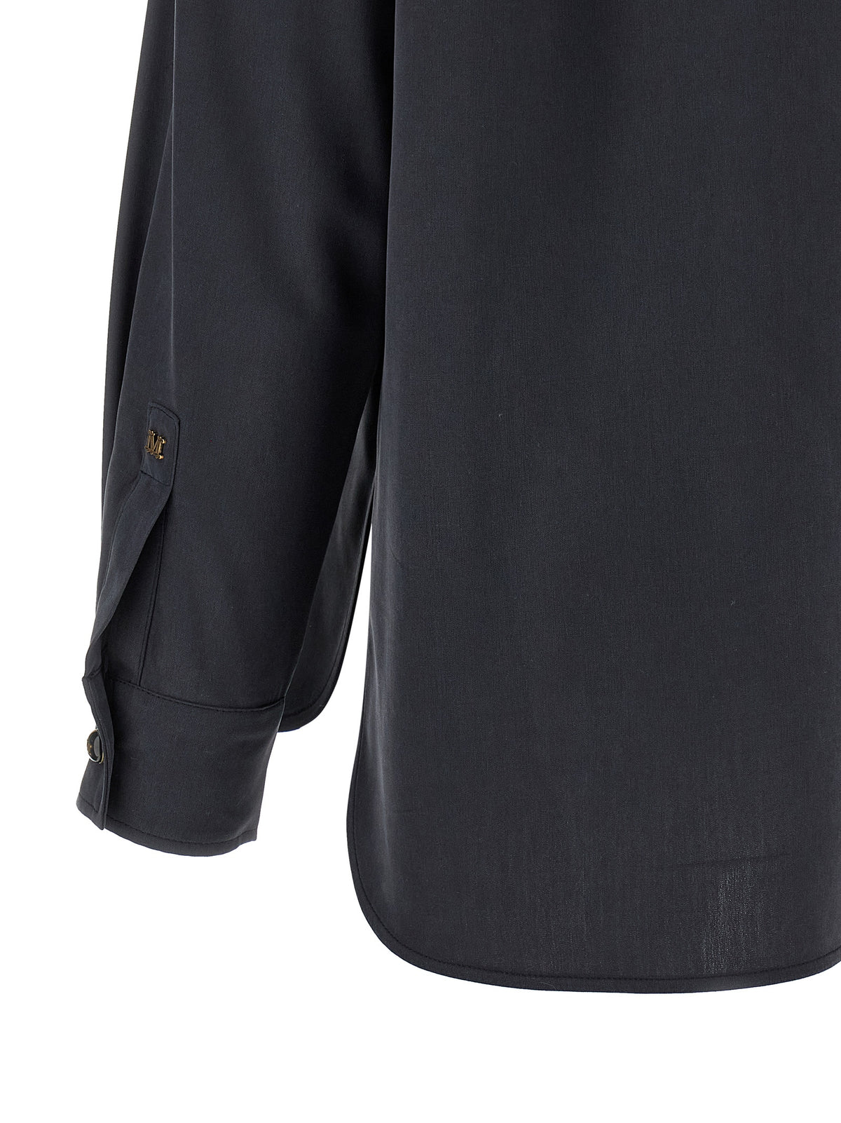 Max Mara Gray Silk Women's Blouse