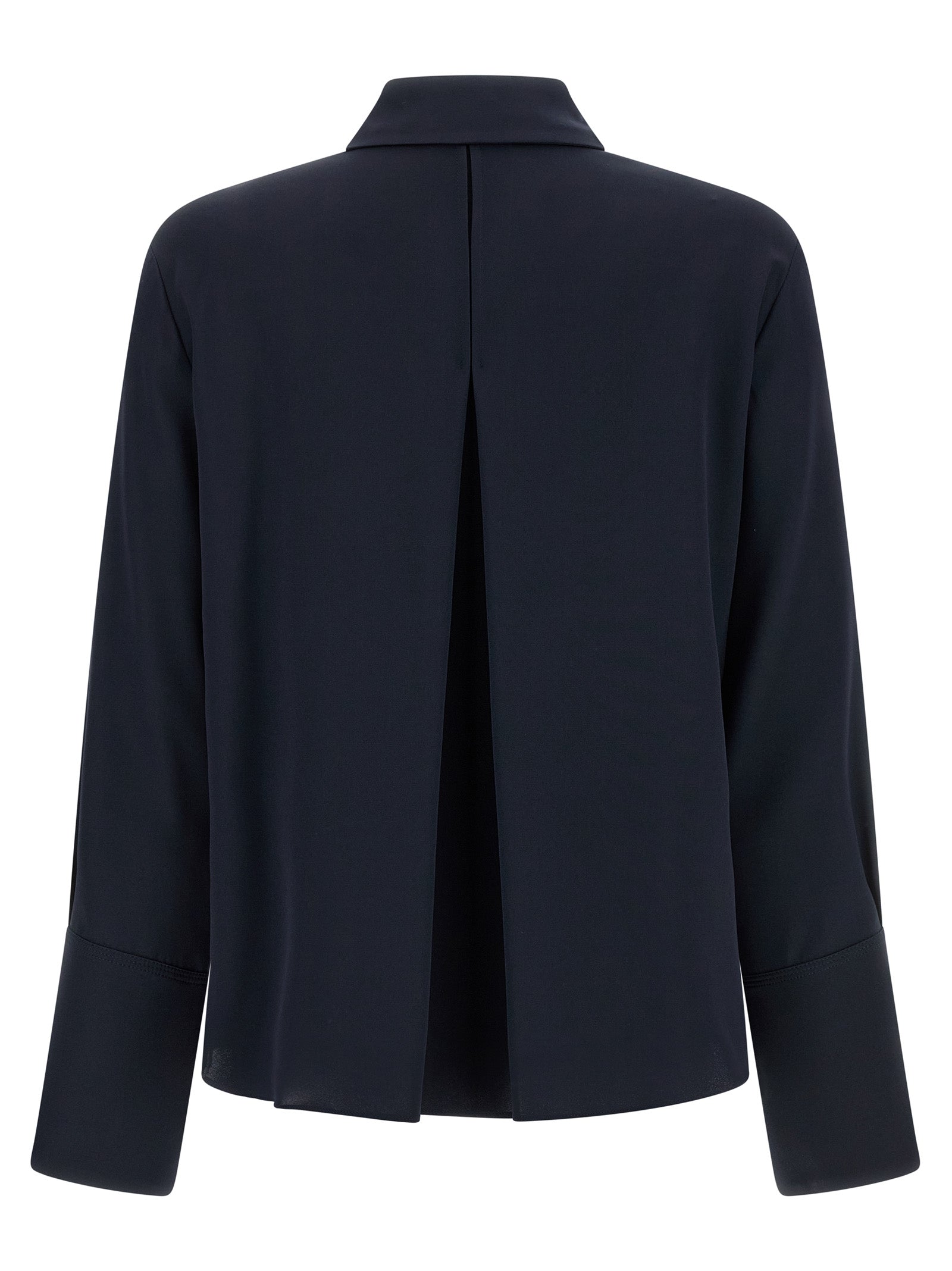 Max Mara Blue Silk Women's Blouse