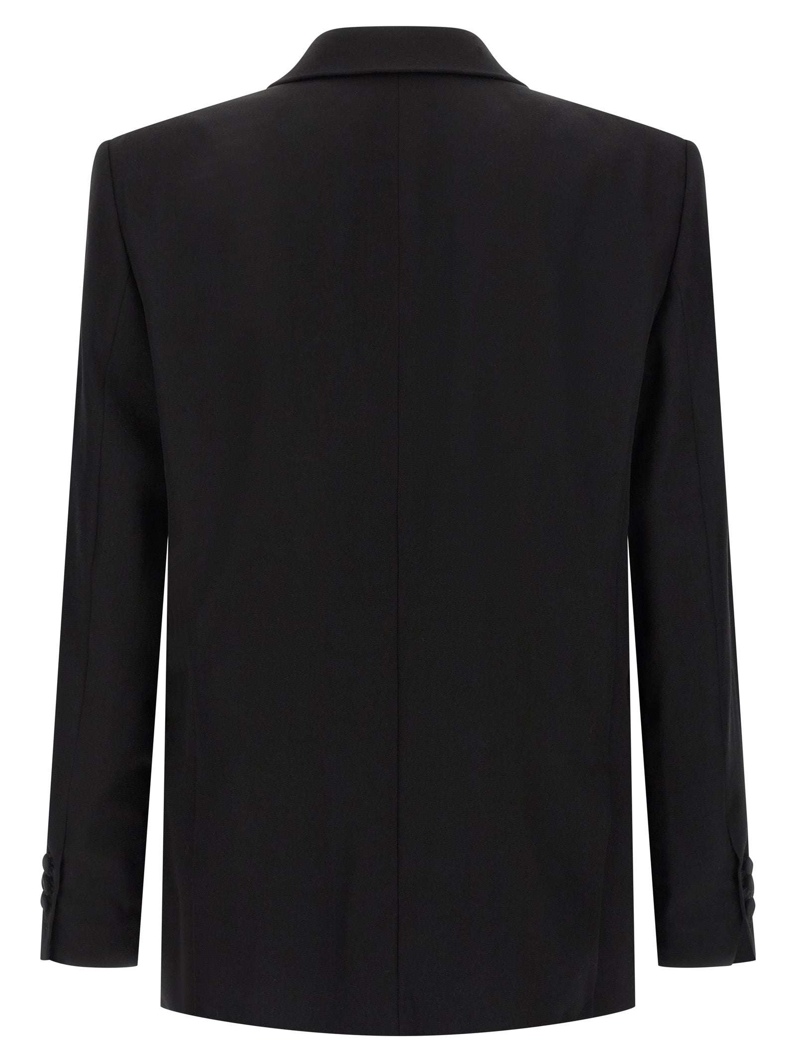 Balmain Black Virgin Wool Men's Blazer