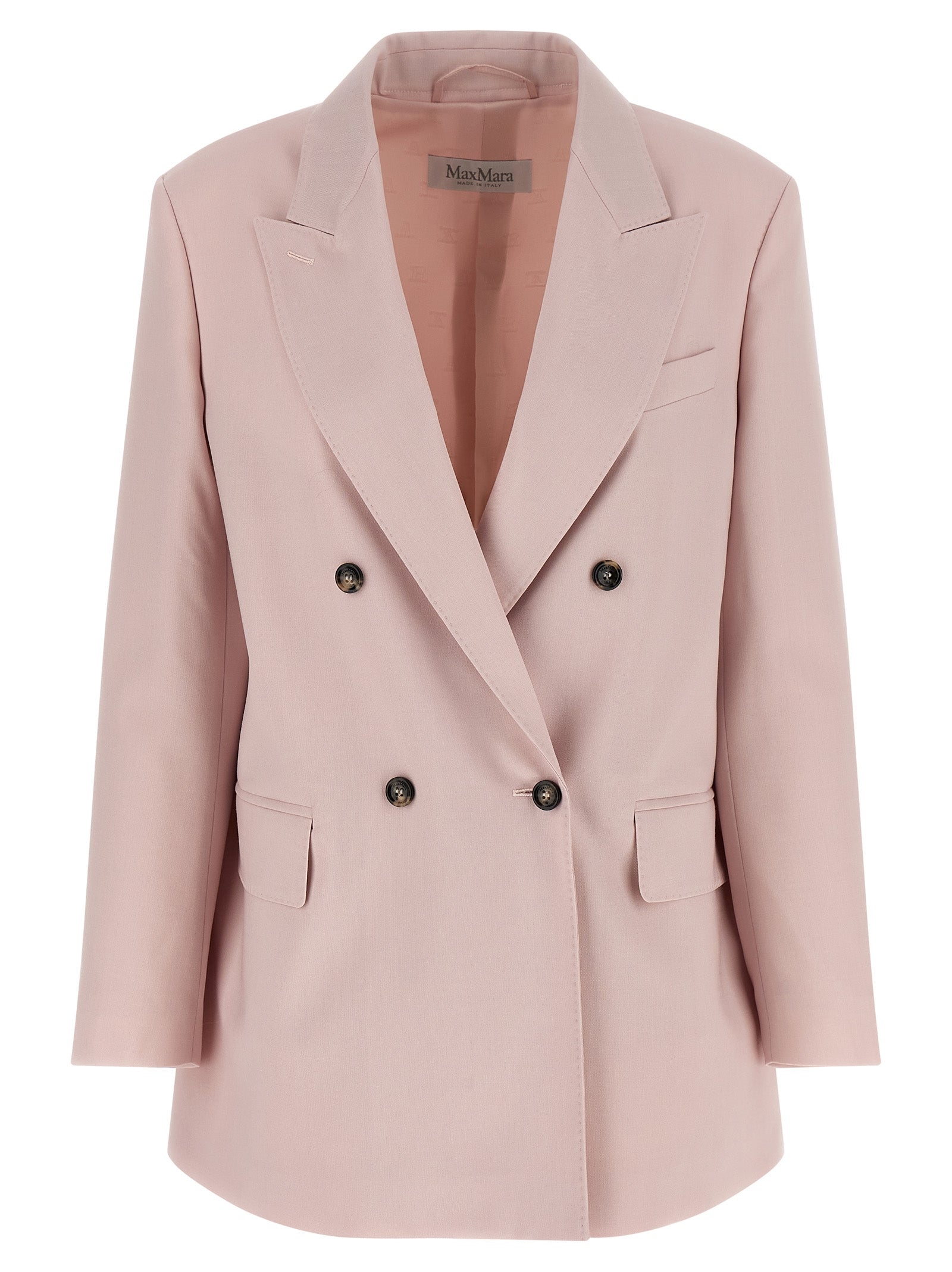 Max Mara Multicolor Virgin Wool Women's Blazer