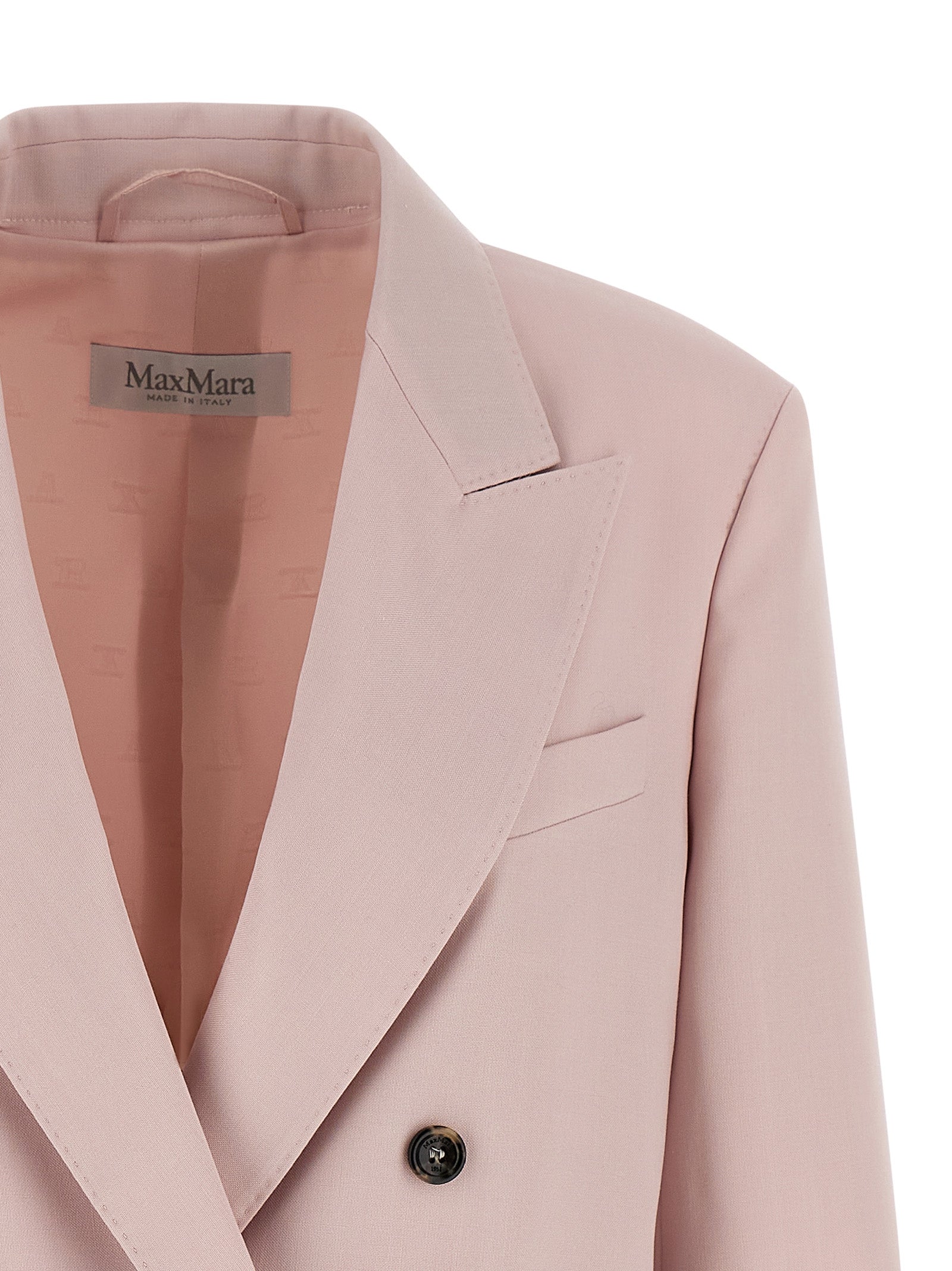 Max Mara Multicolor Virgin Wool Women's Blazer