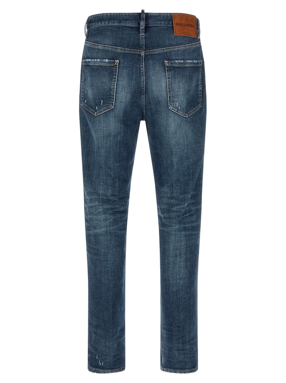 Dsquared² Blue Cotton Straight-Leg Men's Jeans
