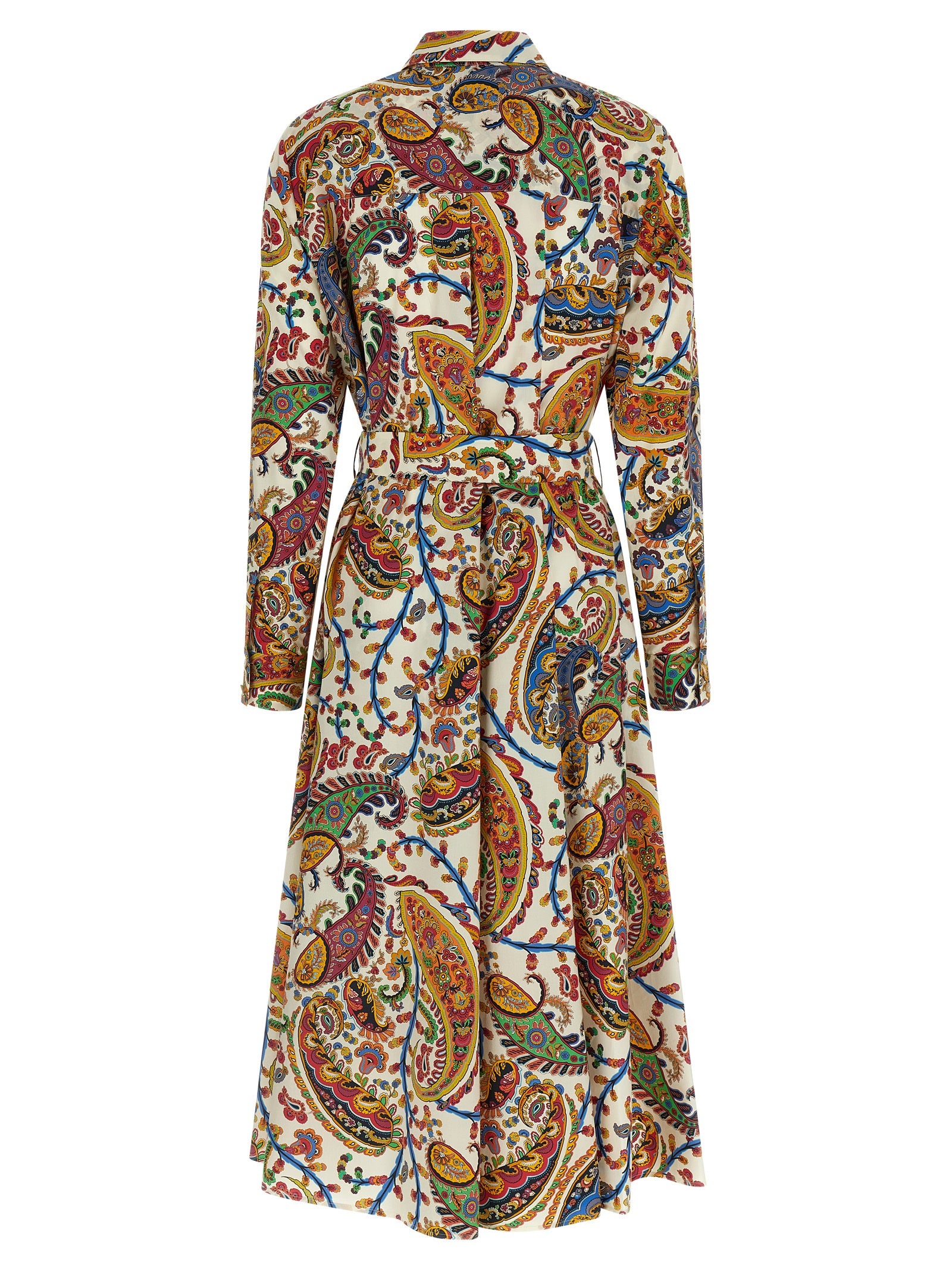 Etro Multicolor Cotton Midi Women's Dress