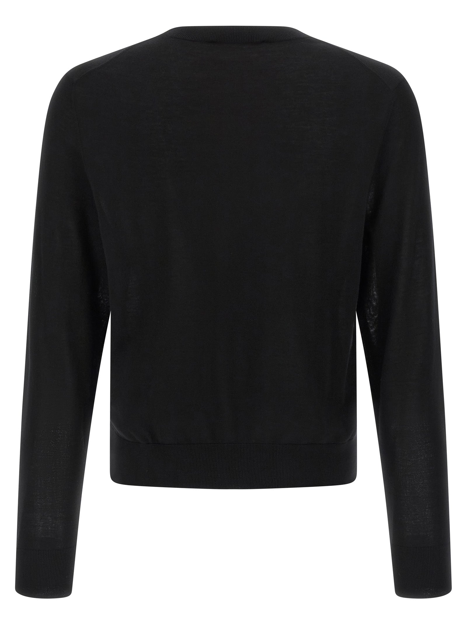 Dsquared² Black Wool Men's Cardigan