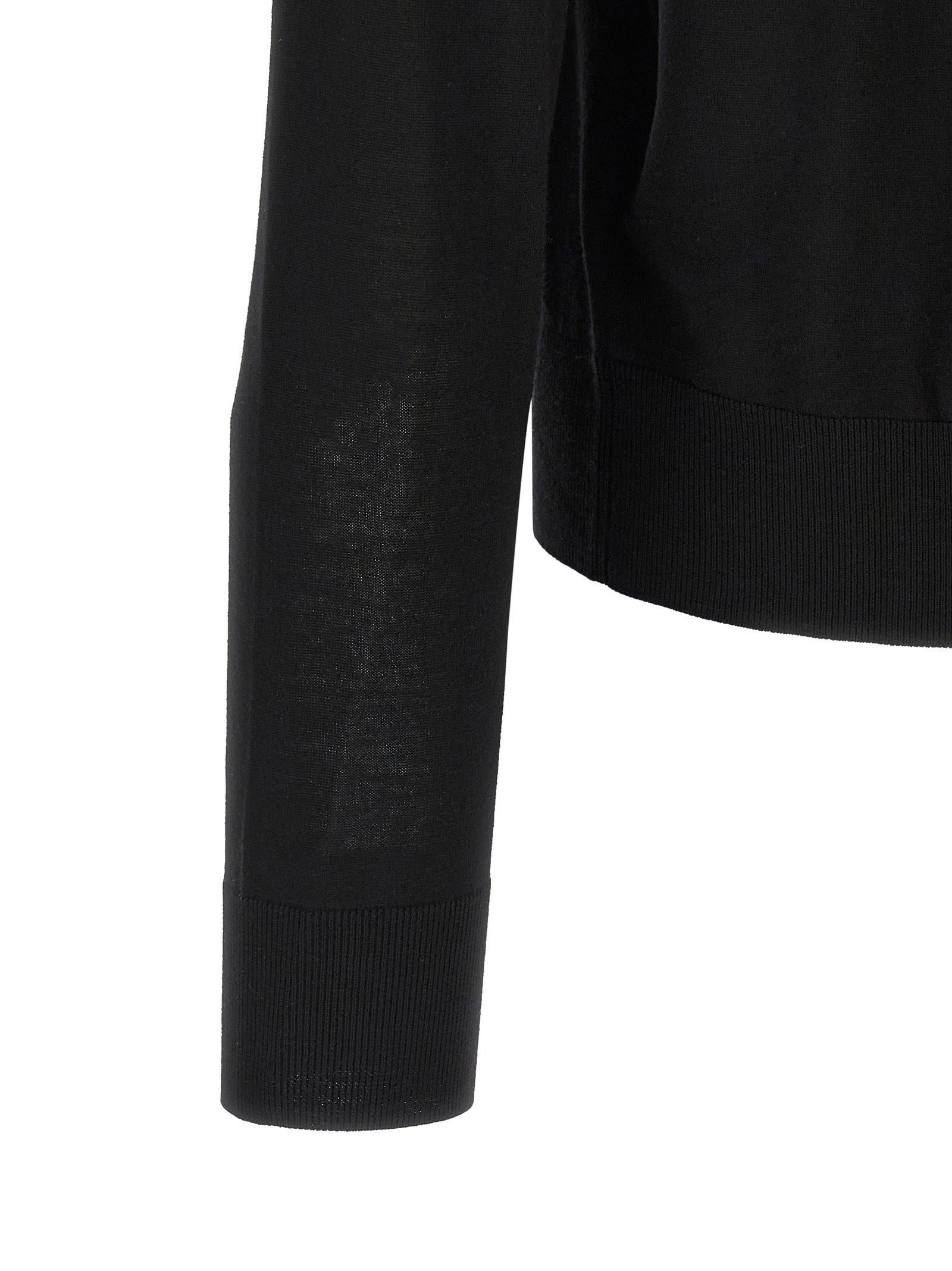 Dsquared² Black Wool Men's Cardigan