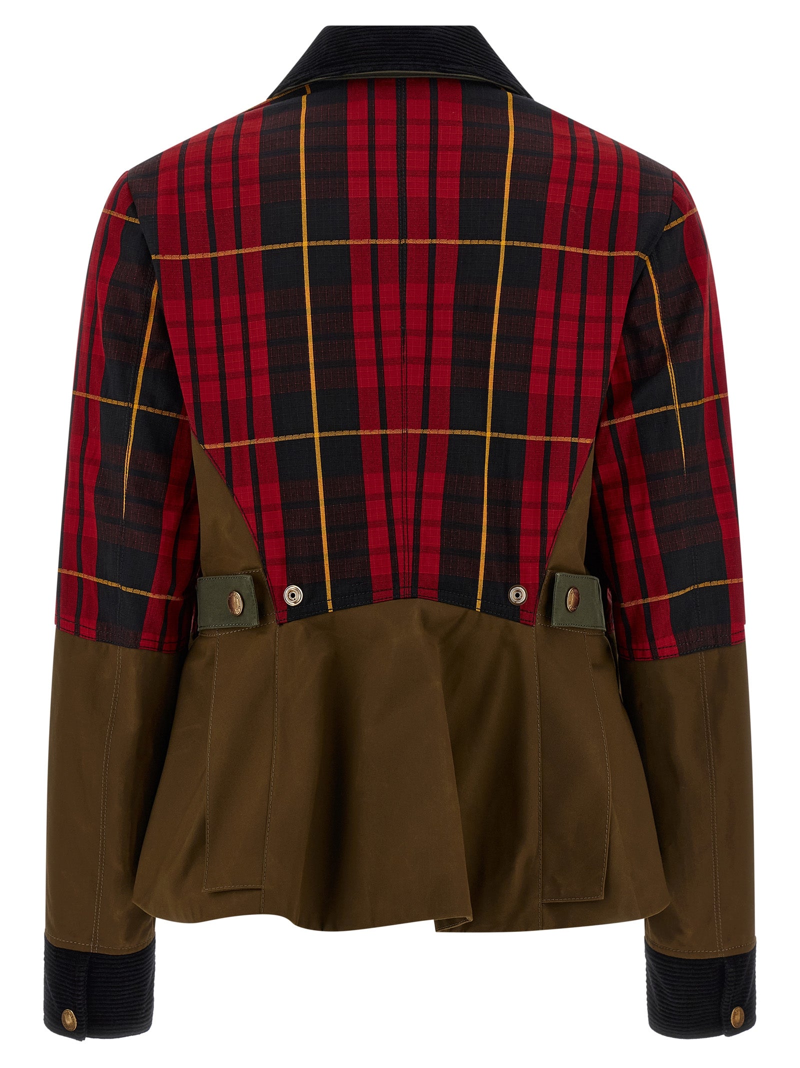 Alexander McQueen Multicolor Cotton Full-Length Women's Jacket