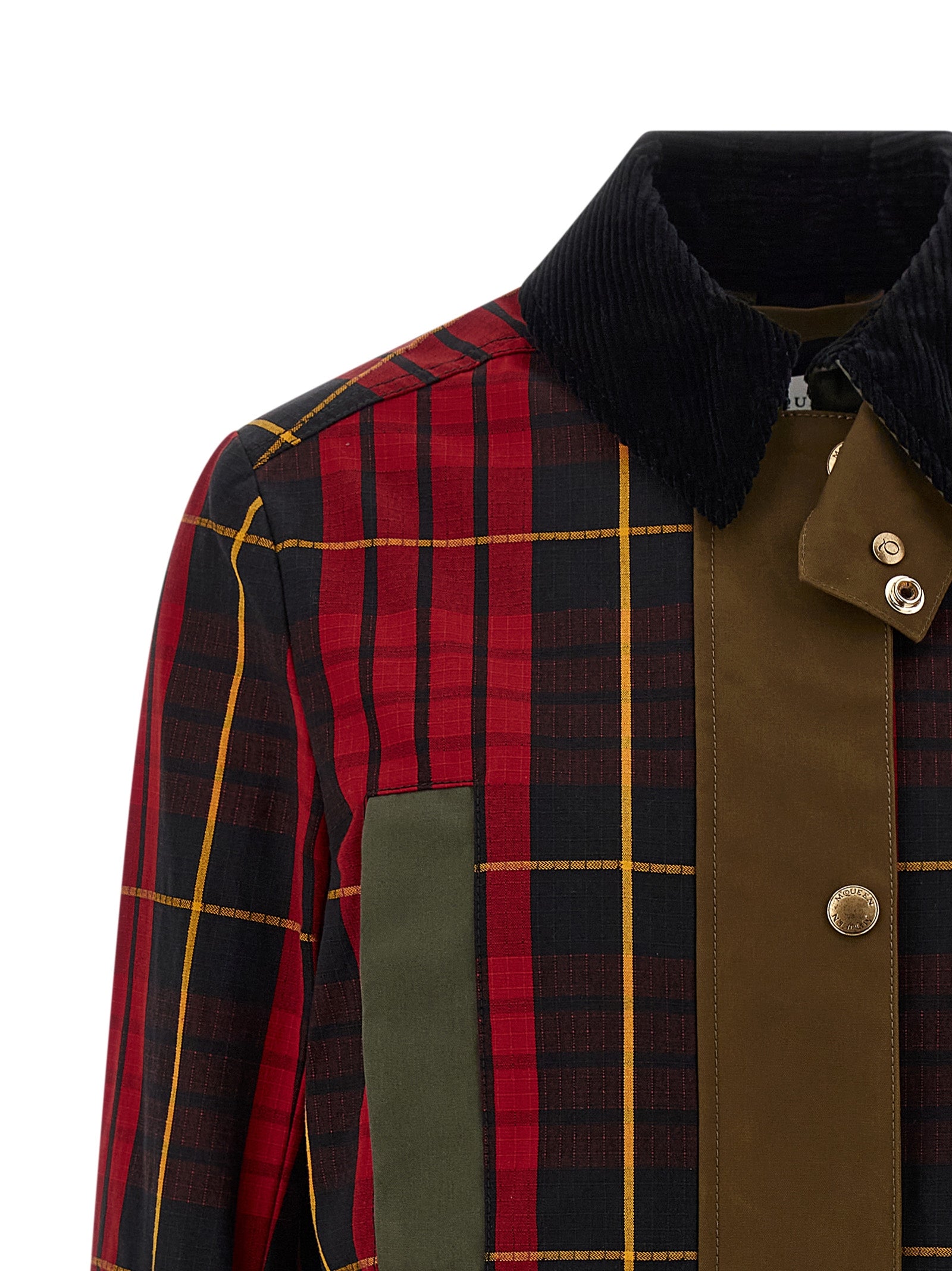 Alexander McQueen Multicolor Cotton Full-Length Women's Jacket
