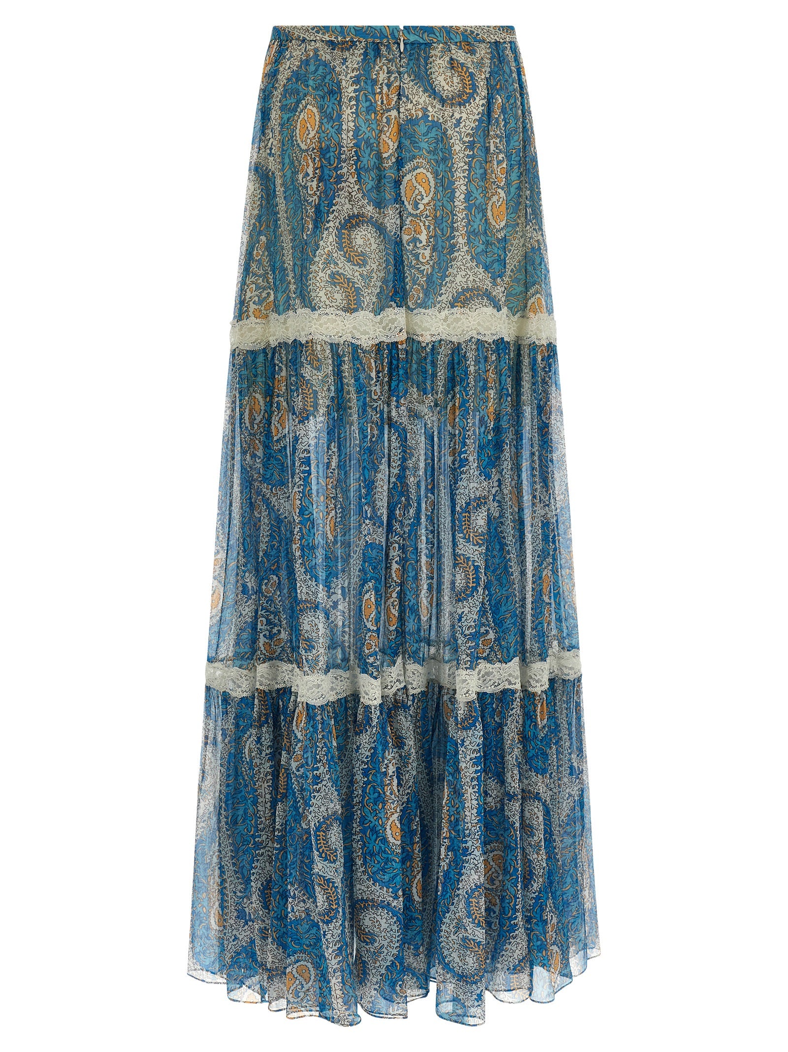 Etro Blue Silk Mini Women's Skirt