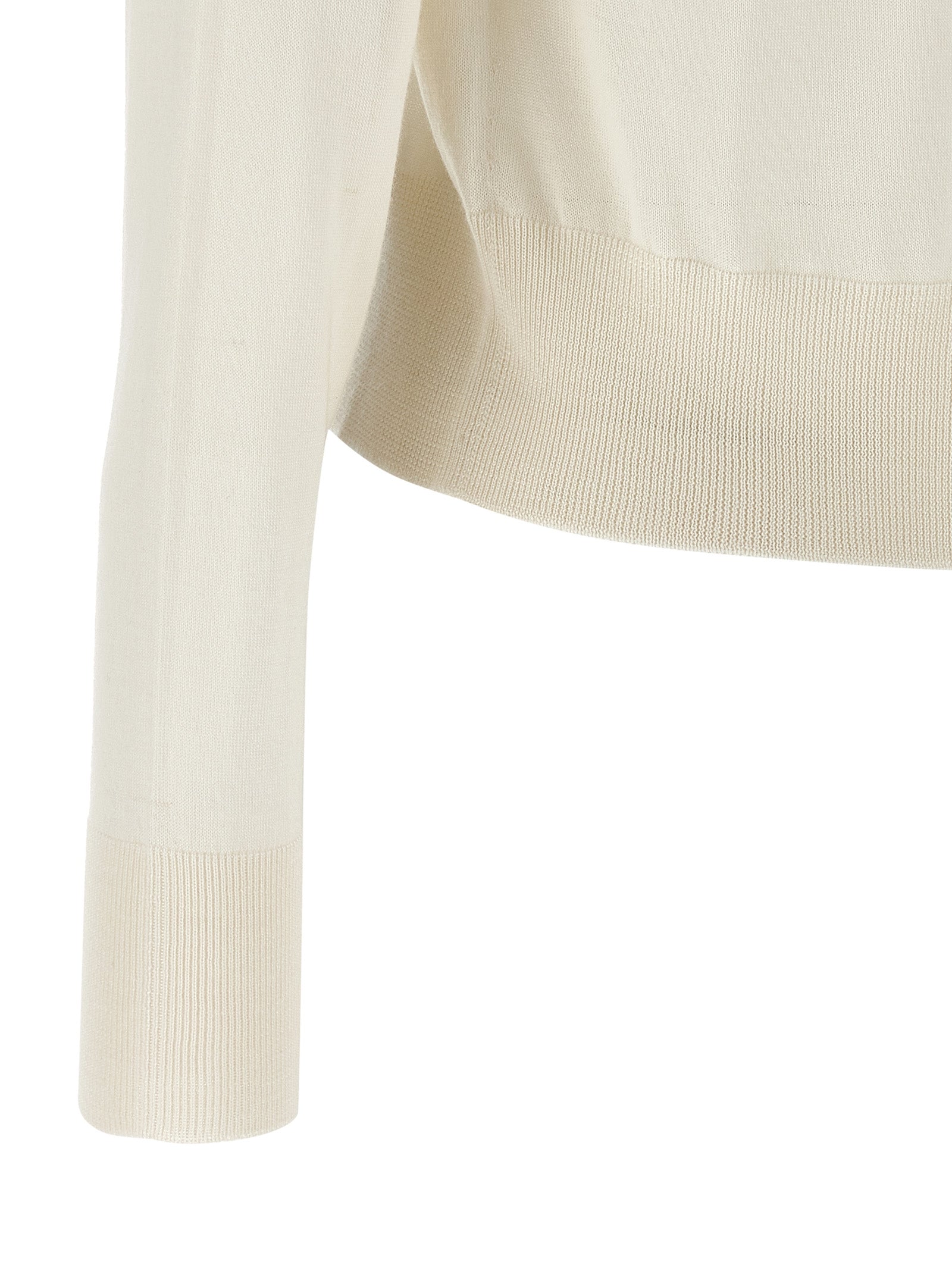 Fabiana Filippi White Cashmere Women's Cardigan