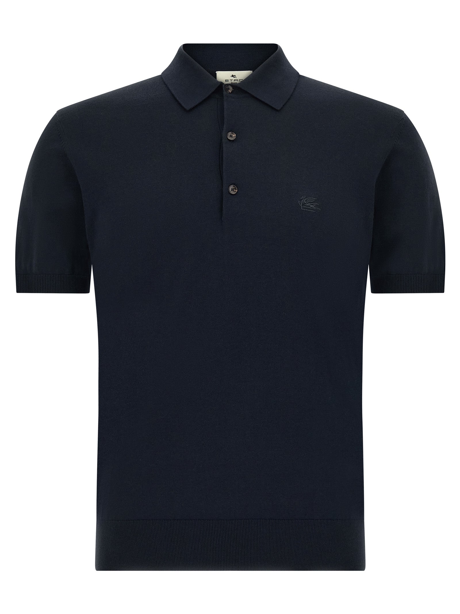 Etro Blue Cotton Polo Men's Shirt