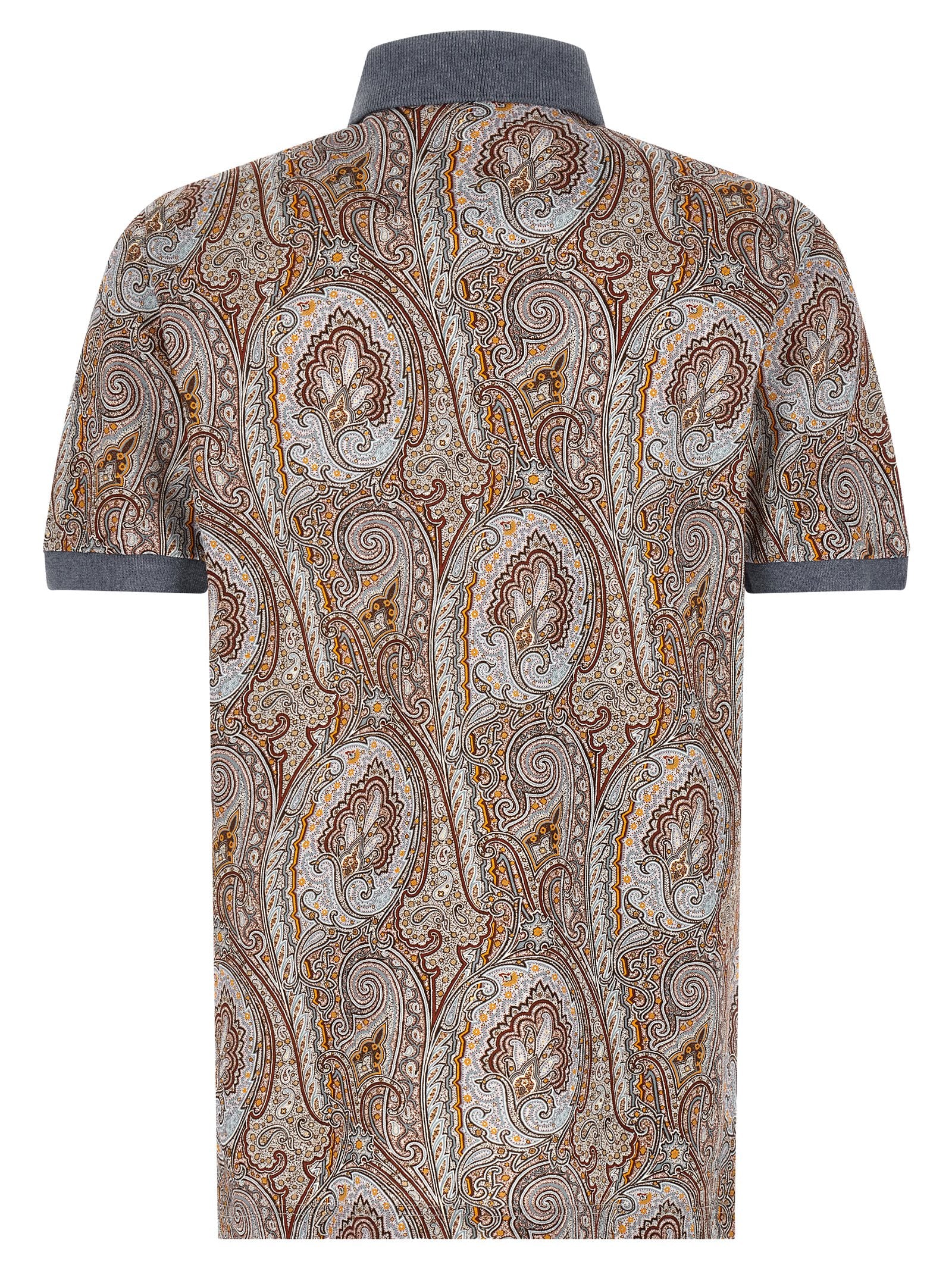 Etro Multicolor Cotton Polo Men's Shirt