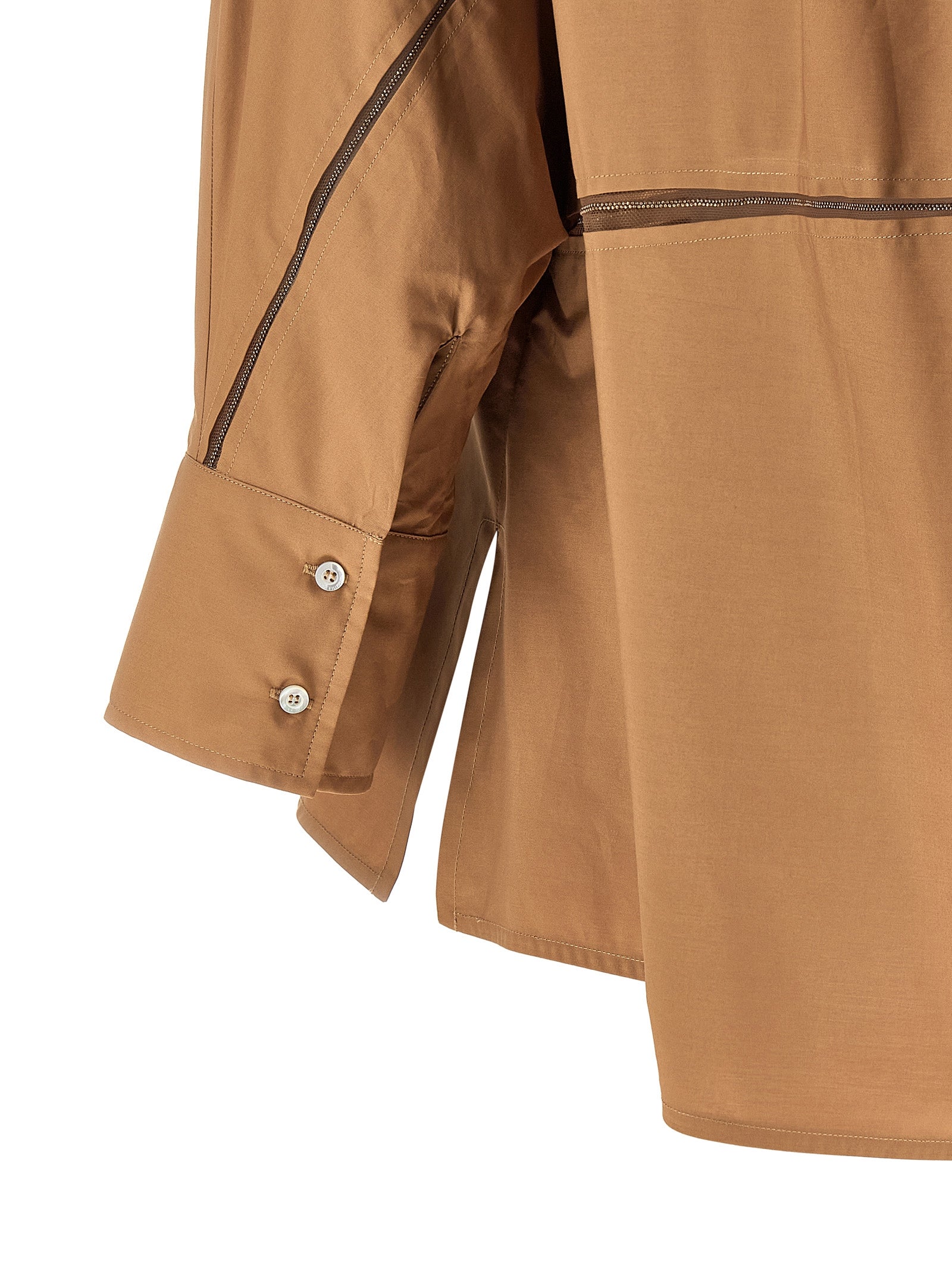 Fabiana Filippi Brown Cotton Women's Blouse