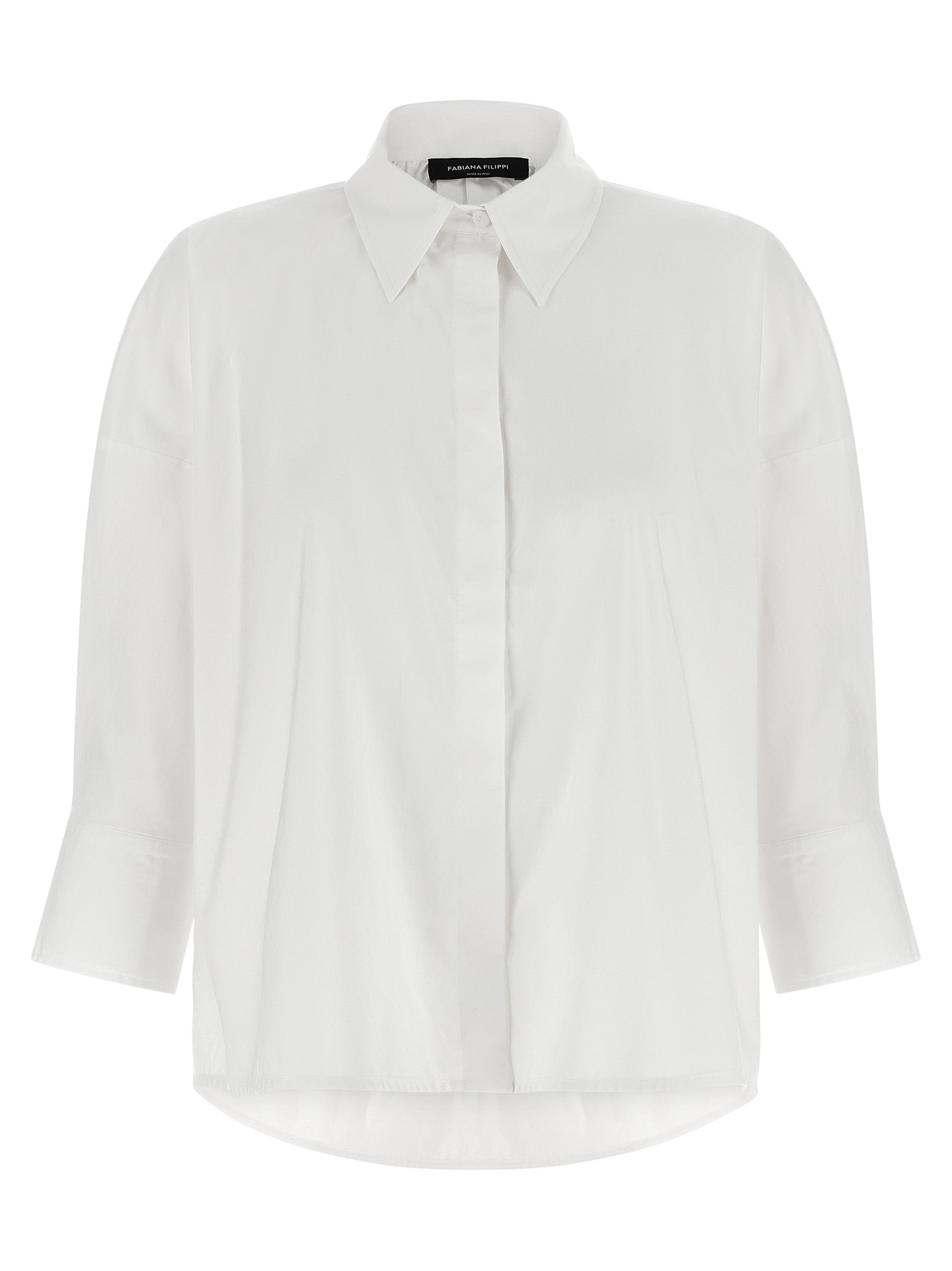 Fabiana Filippi White Cotton Women's Blouse