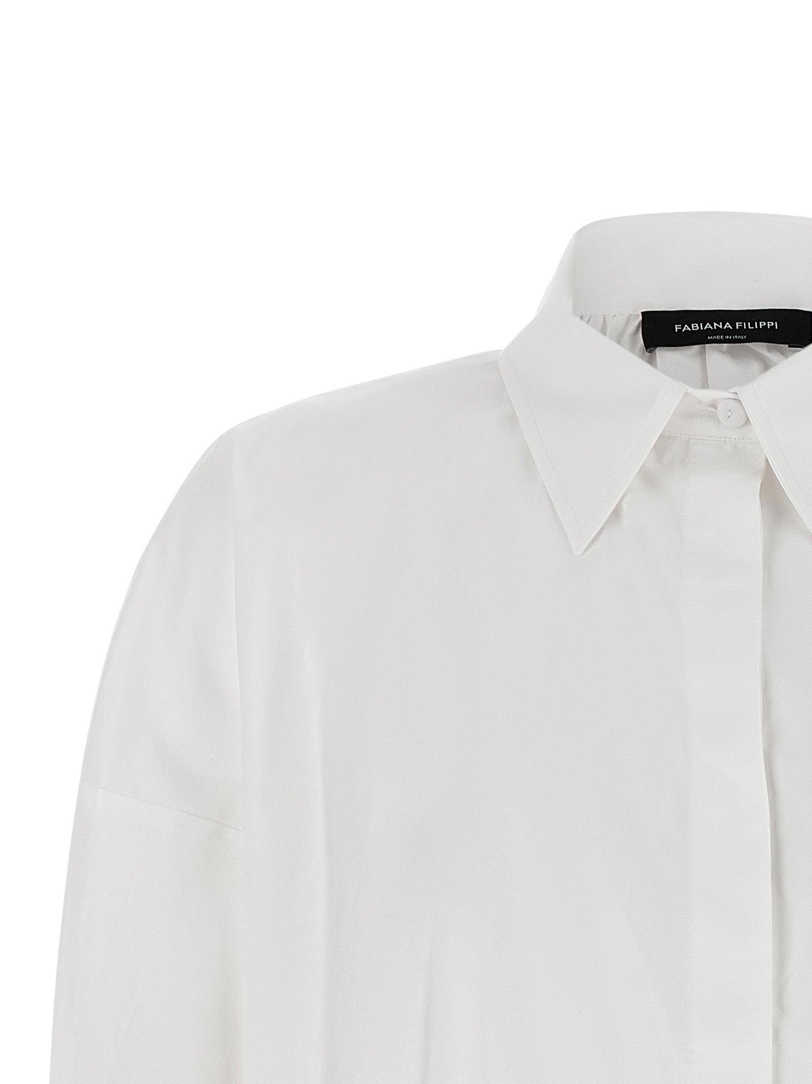 Fabiana Filippi White Cotton Women's Blouse