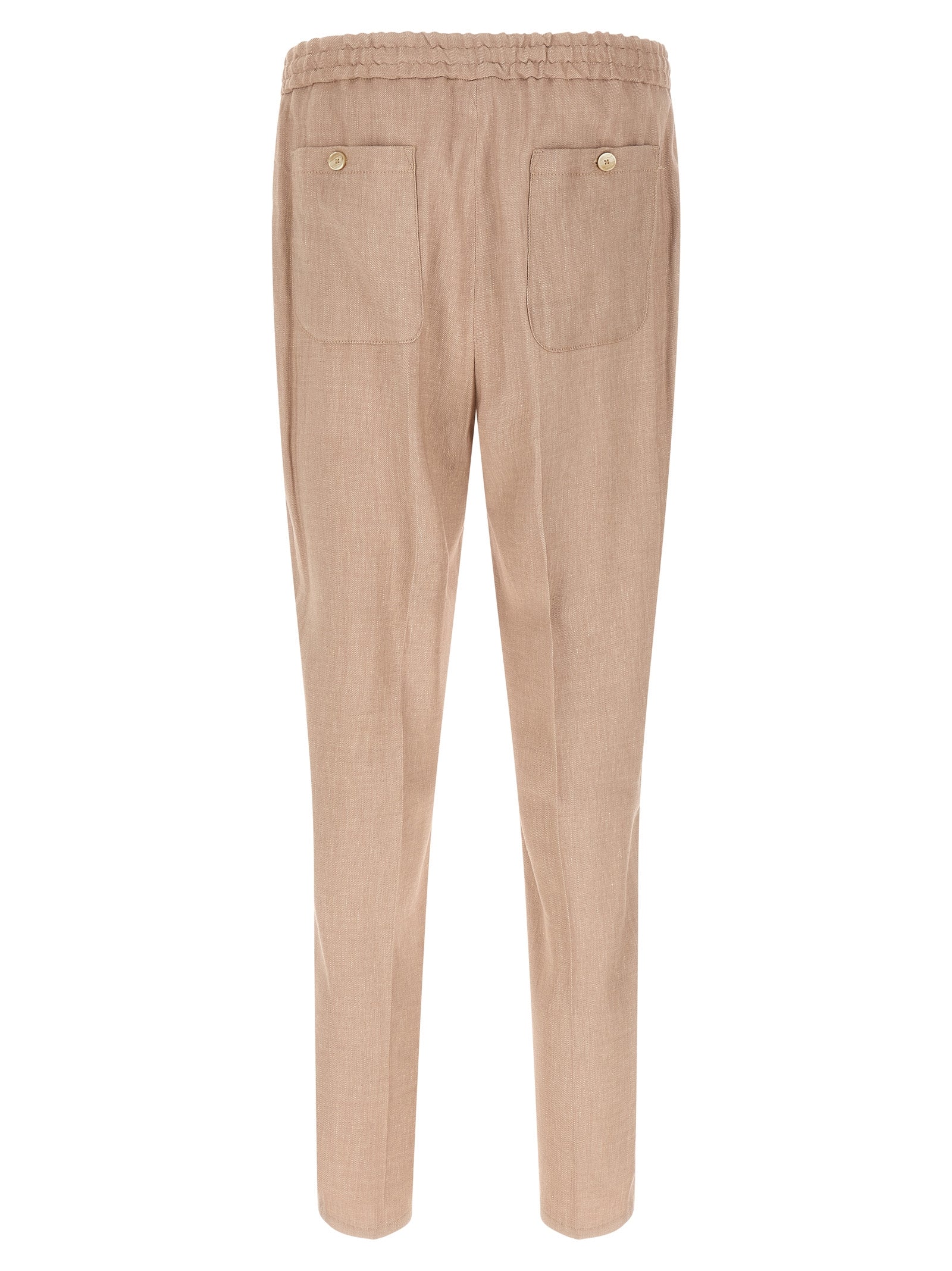 Etro Beige Linen Joggers (Workout Men's Pants)