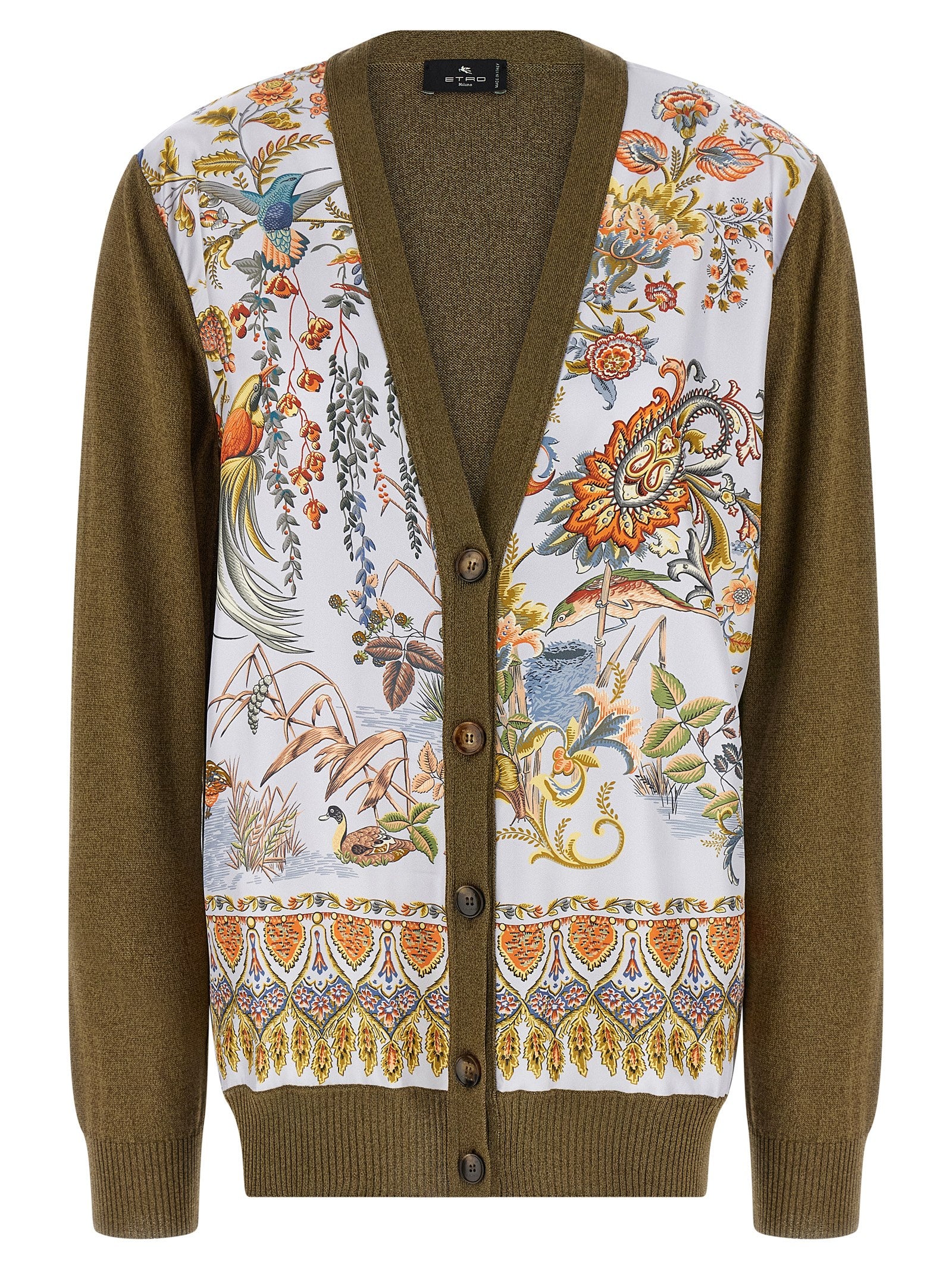 Etro Bicolor Cotton Women's Cardigan