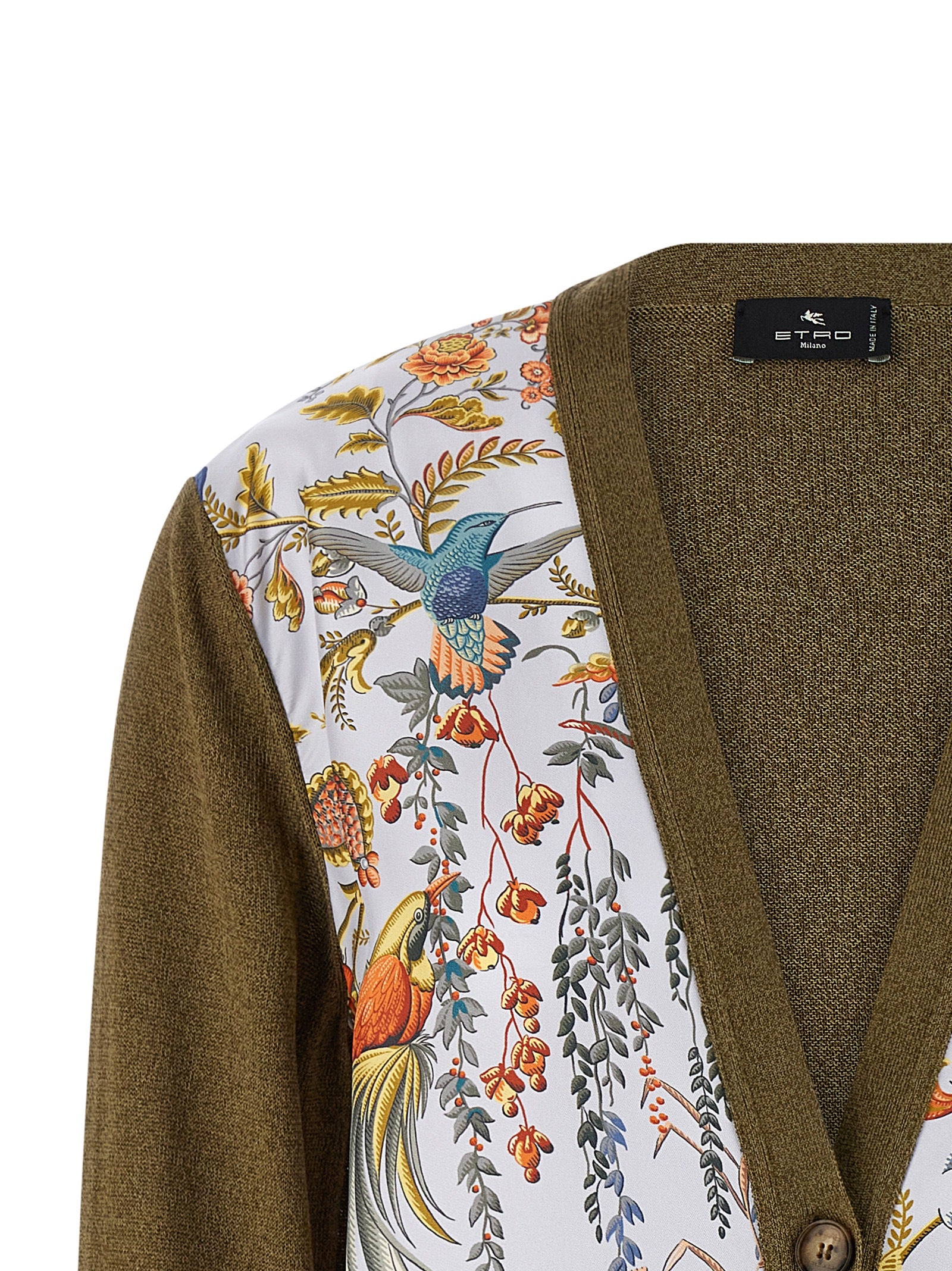 Etro Bicolor Cotton Women's Cardigan