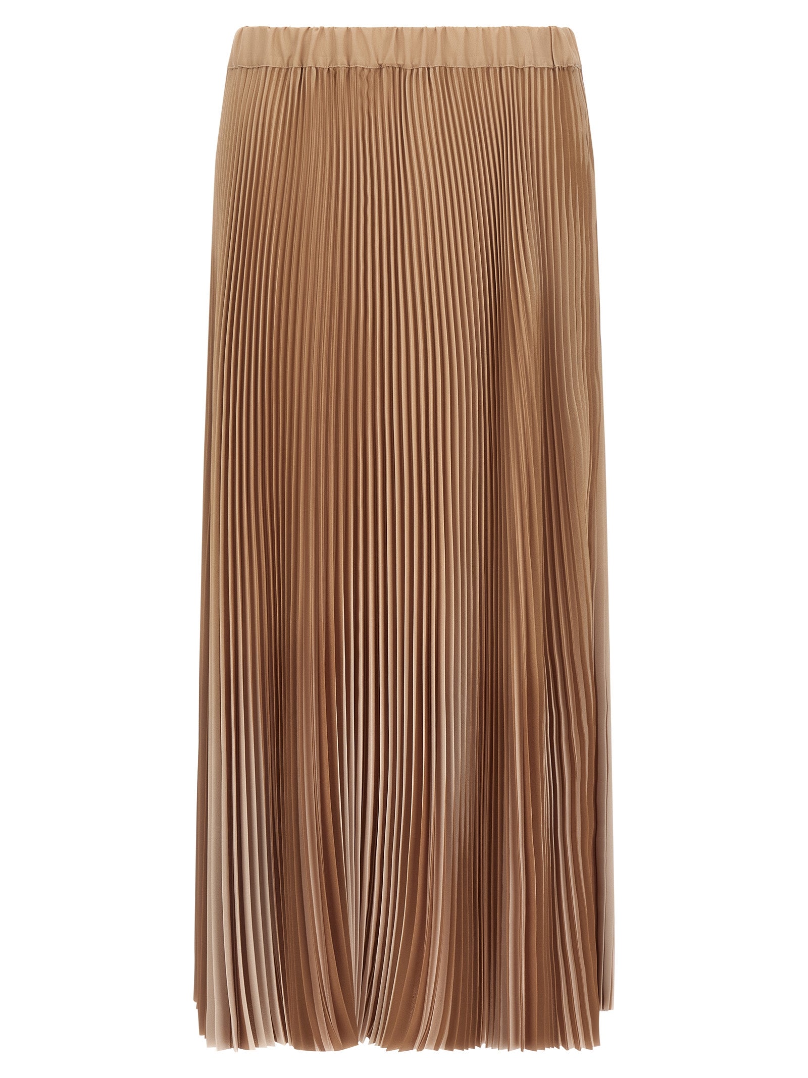 Fabiana Filippi Beige Polyester Midi Women's Skirt