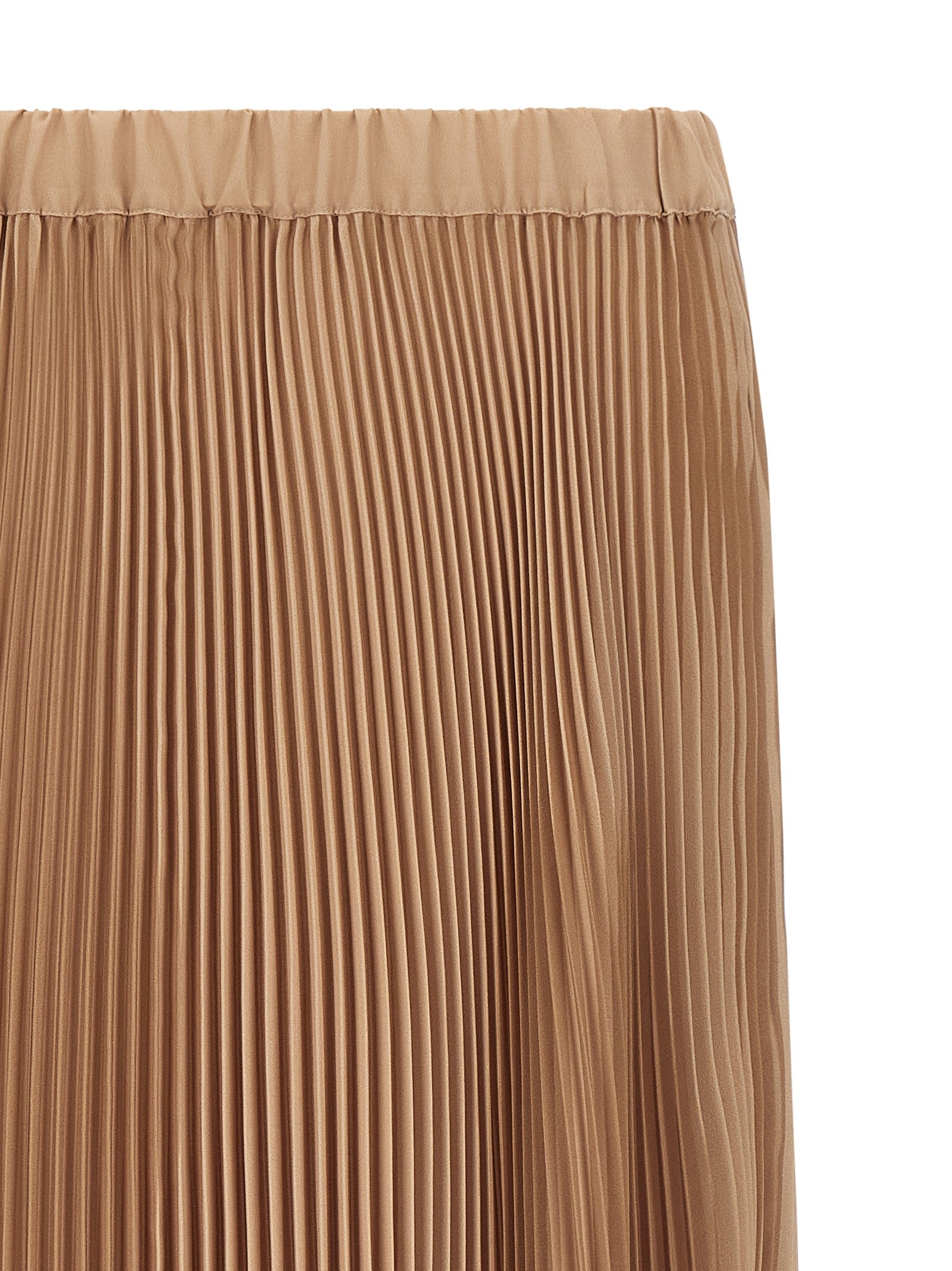 Fabiana Filippi Beige Polyester Midi Women's Skirt