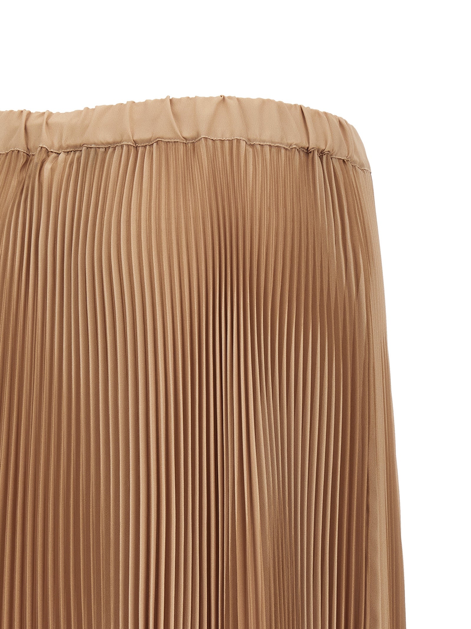 Fabiana Filippi Beige Polyester Midi Women's Skirt