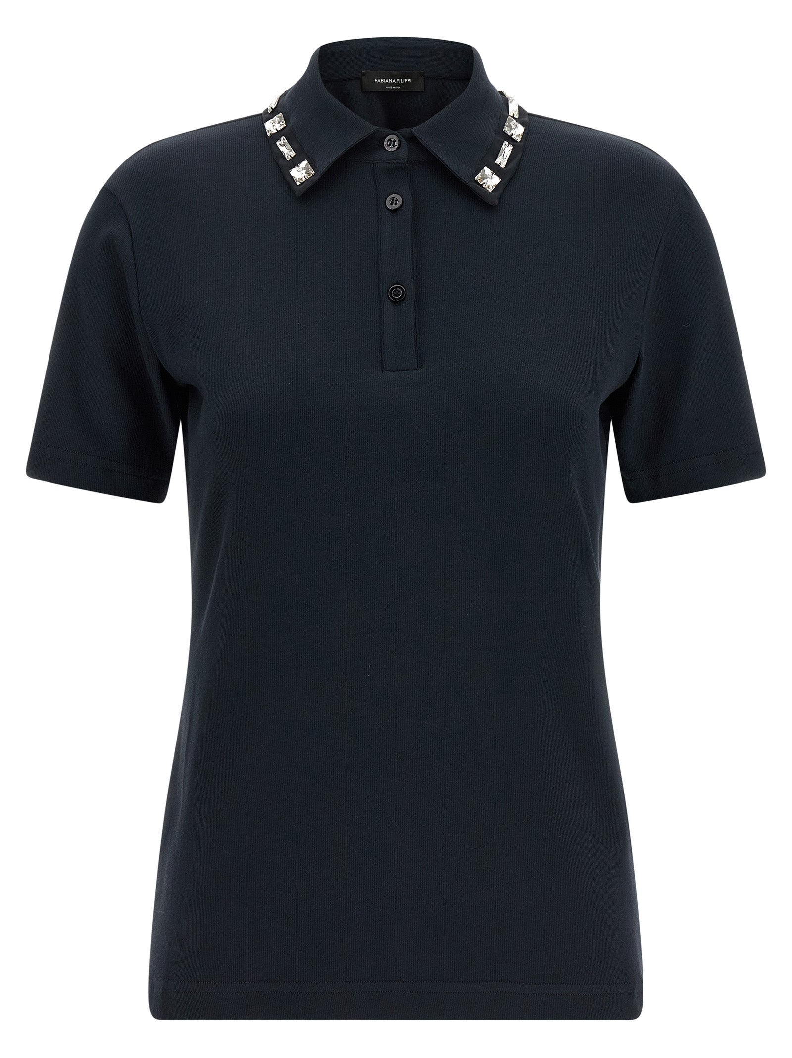 Fabiana Filippi Blue Cotton Polo Women's Shirt