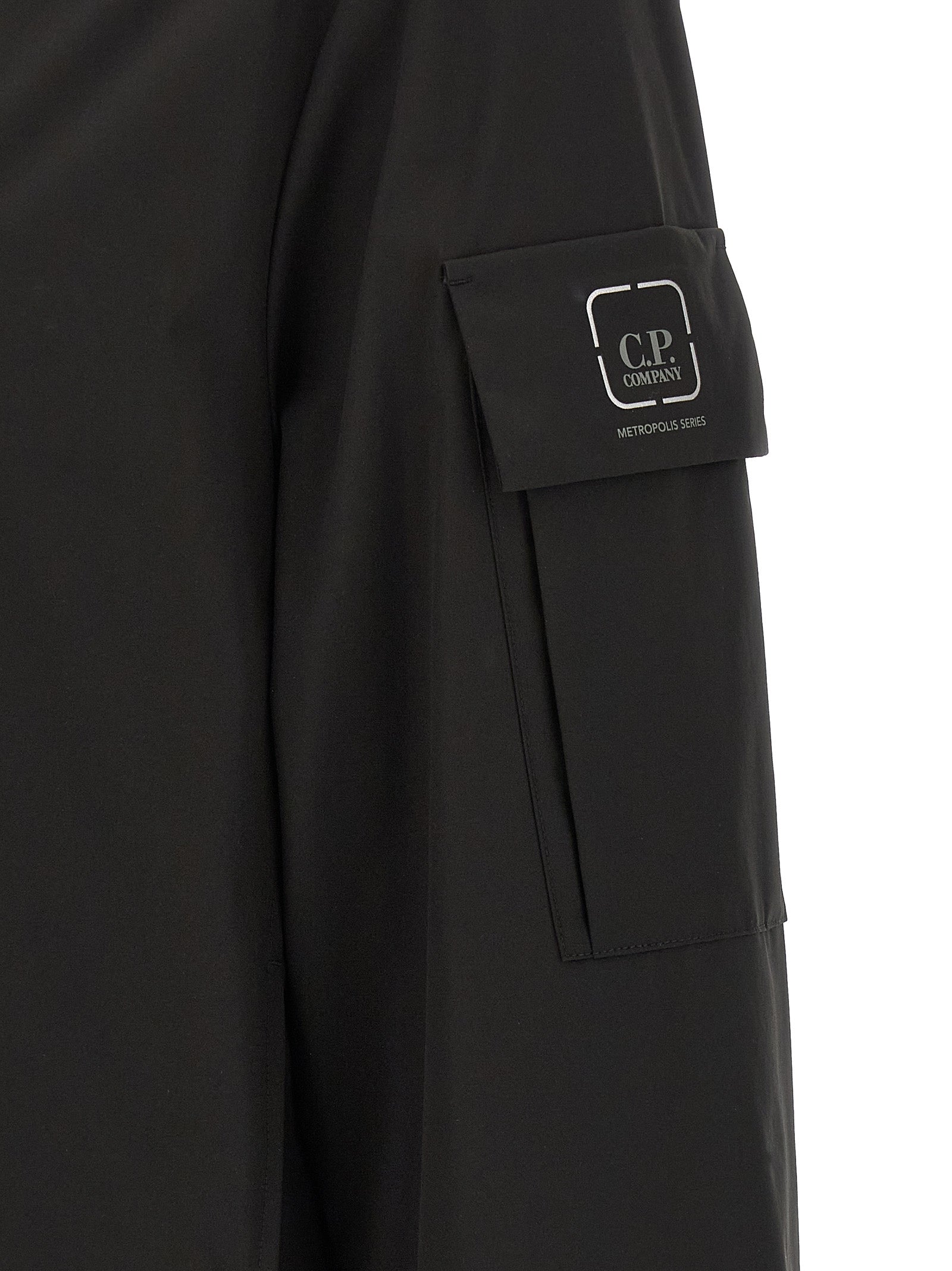 C.P. Company Black Polyester Men's Blouse