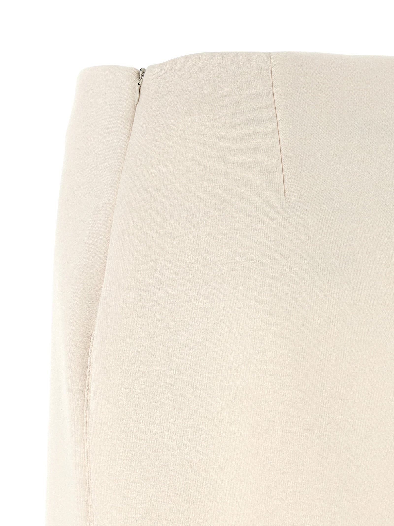 Fabiana Filippi Beige Modal Long Women's Skirt