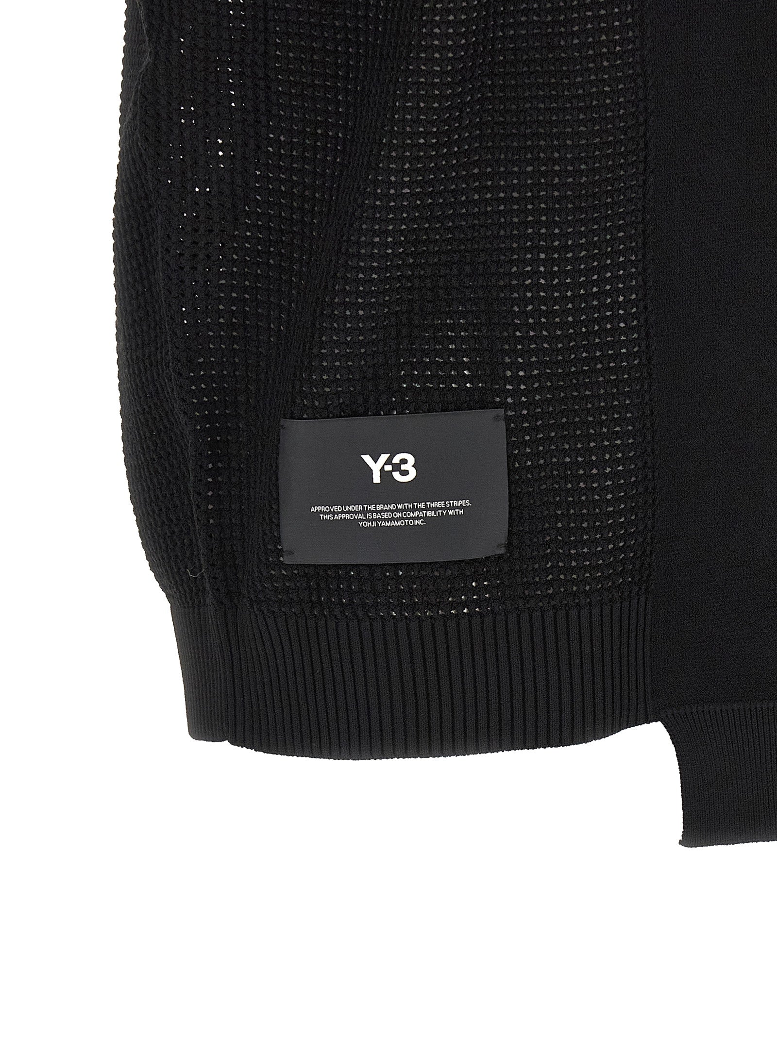 Y-3 Black Rayon Sleeveless Men's Jacket