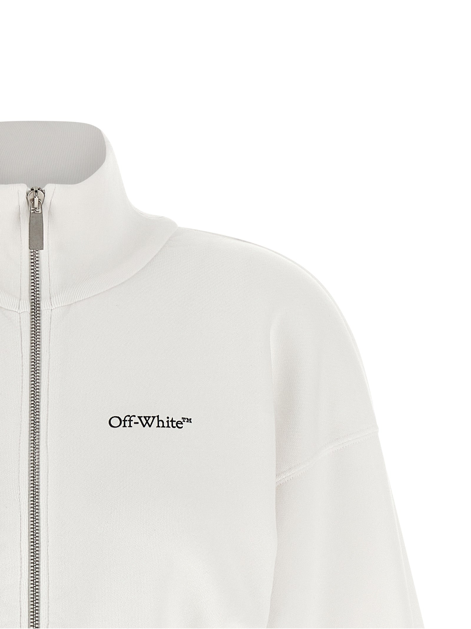 Off-White White Cotton Women's Sweatshirt