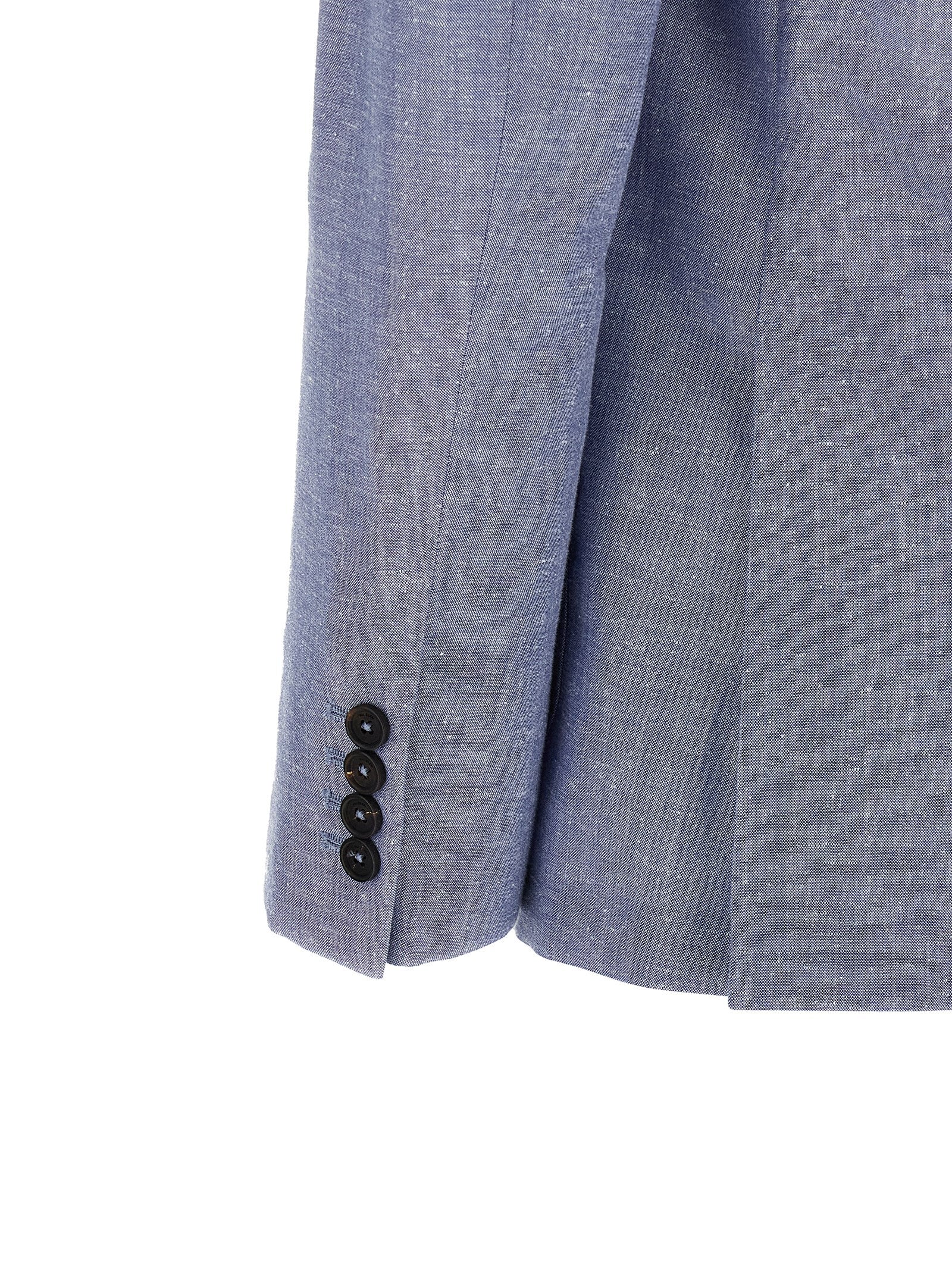 Pal Zileri Blue Wool Men's Blazer