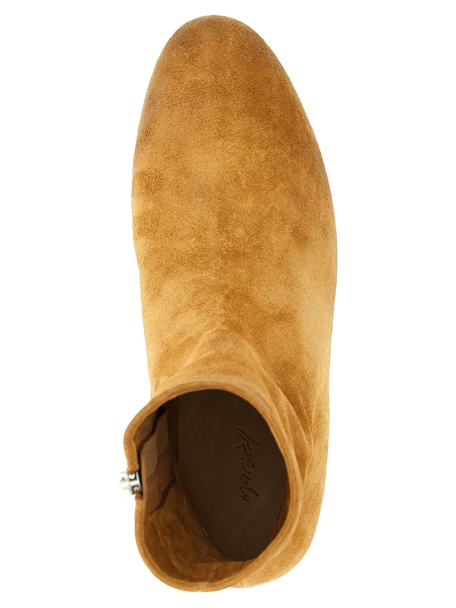 Marsell Beige Calfskin Ankle Men's Boots